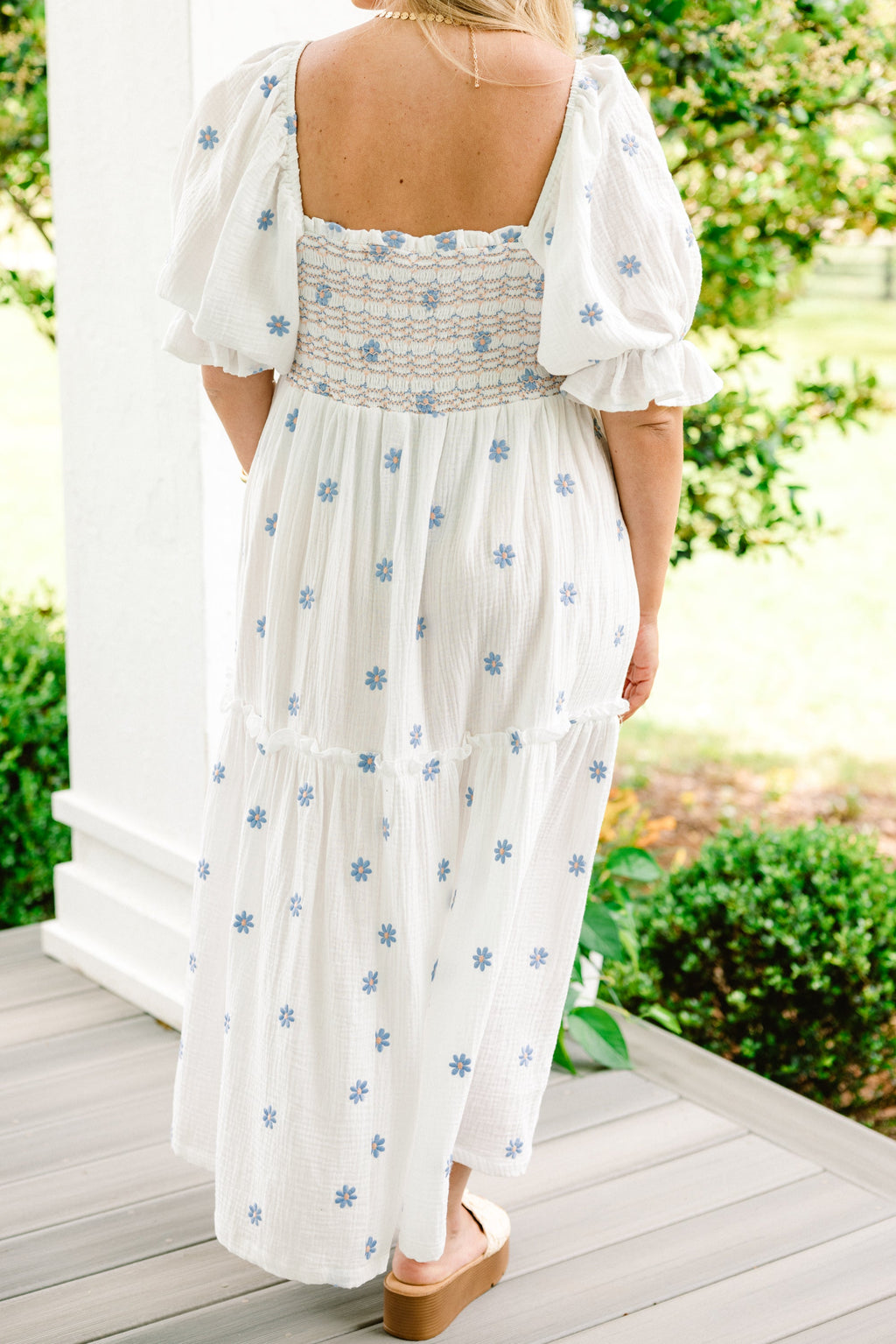 Aster Dress, White