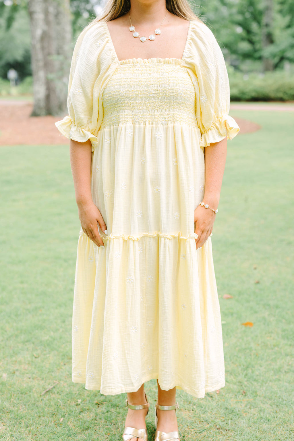 Aster Dress, Yellow