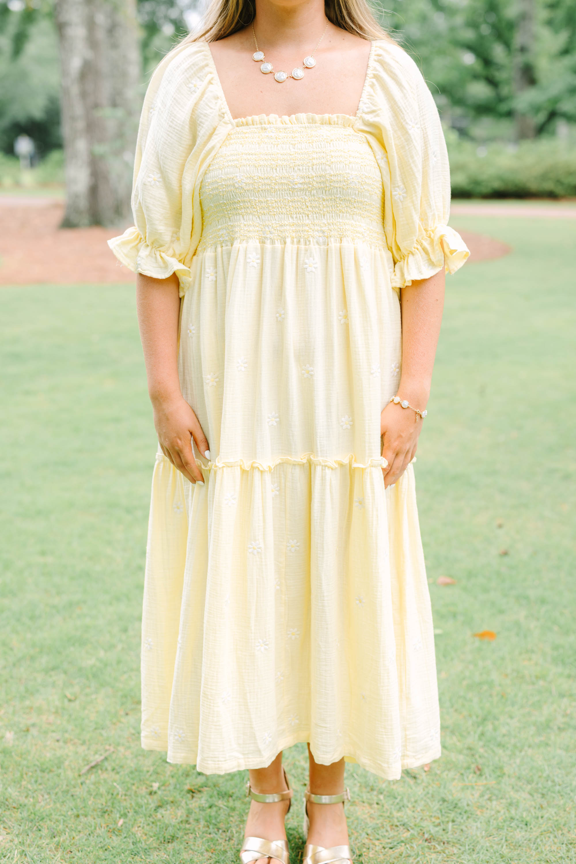 Aster Dress, Yellow