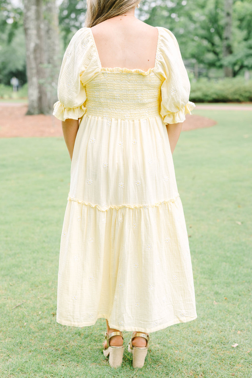 Aster Dress, Yellow