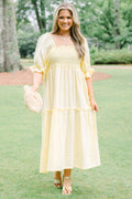 Aster Dress, Yellow