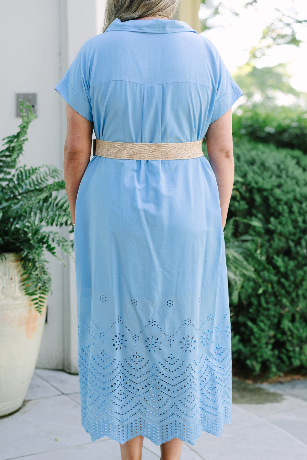 At My Level Dress, Blue