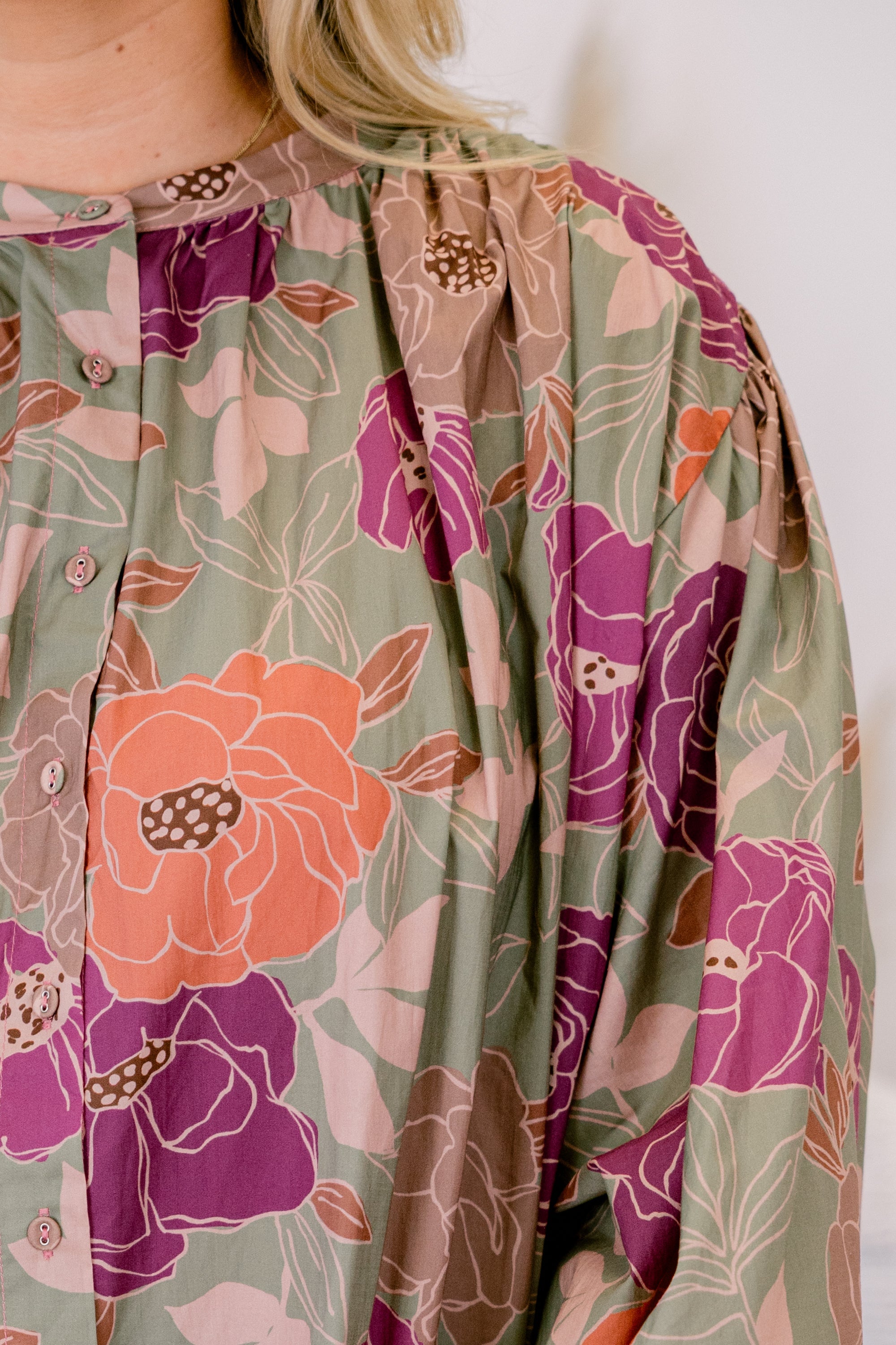 Away From It All Tunic, Pink Floral