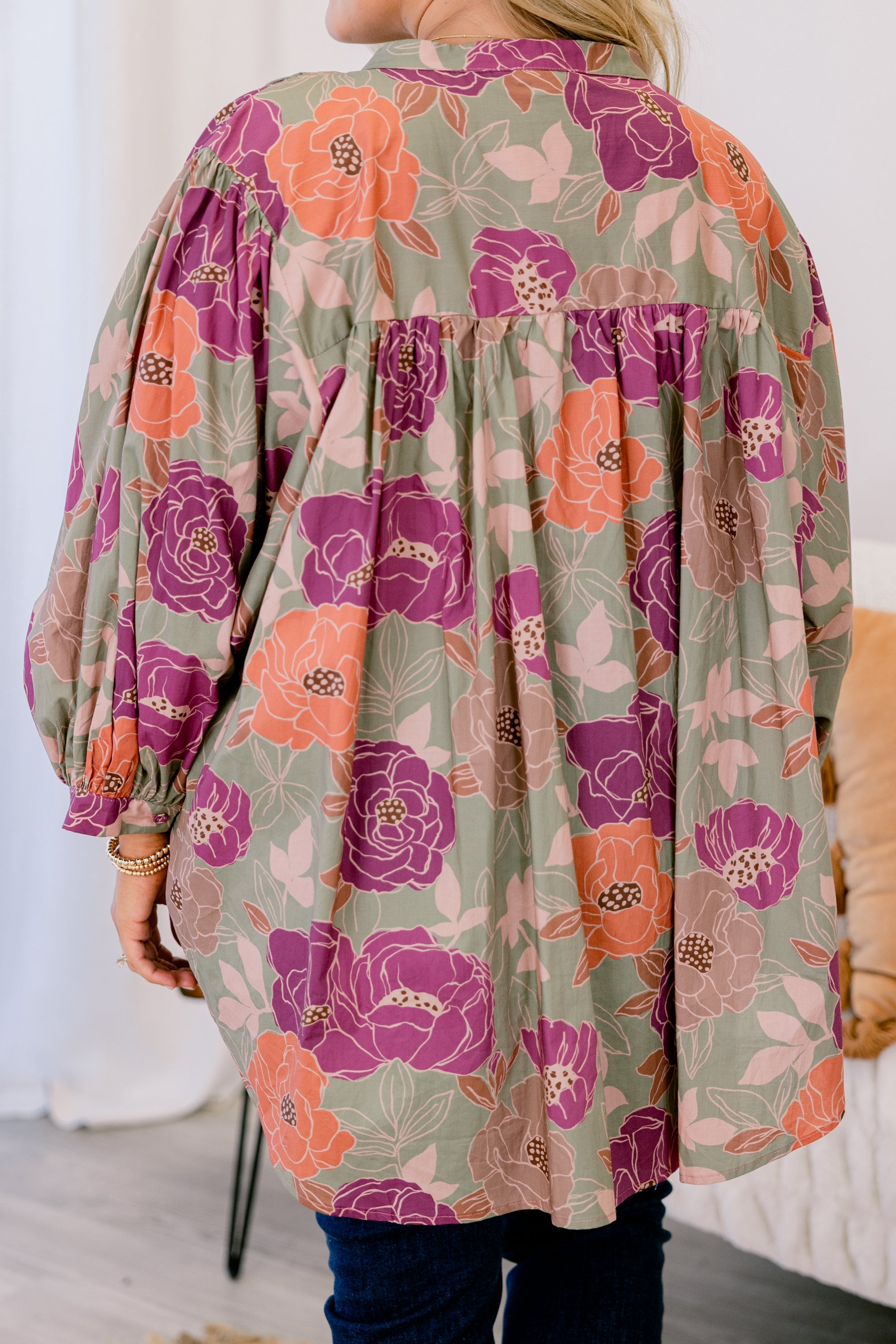 Away From It All Tunic, Pink Floral