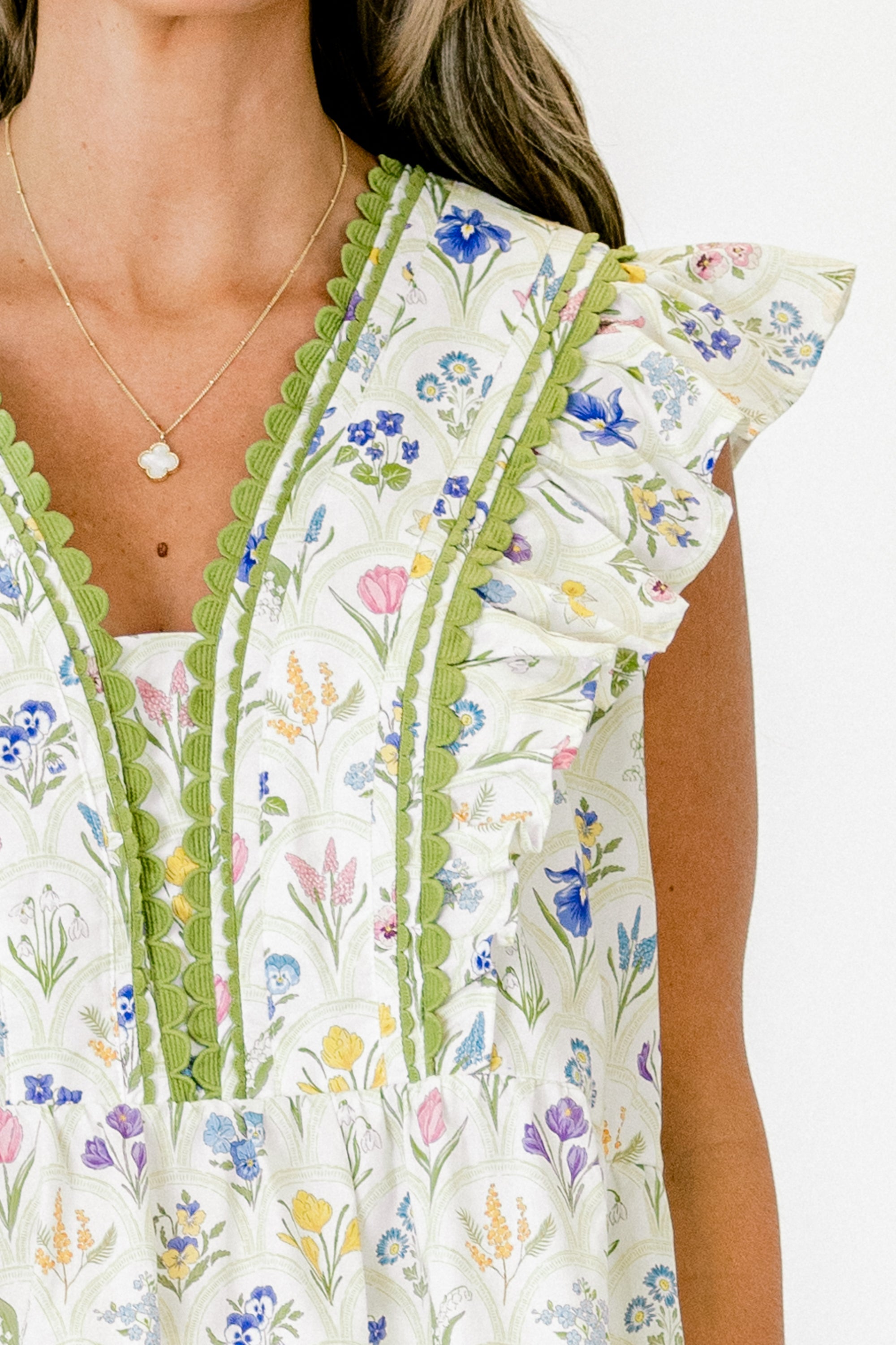 Back In Bloom Top, Ivory Floral