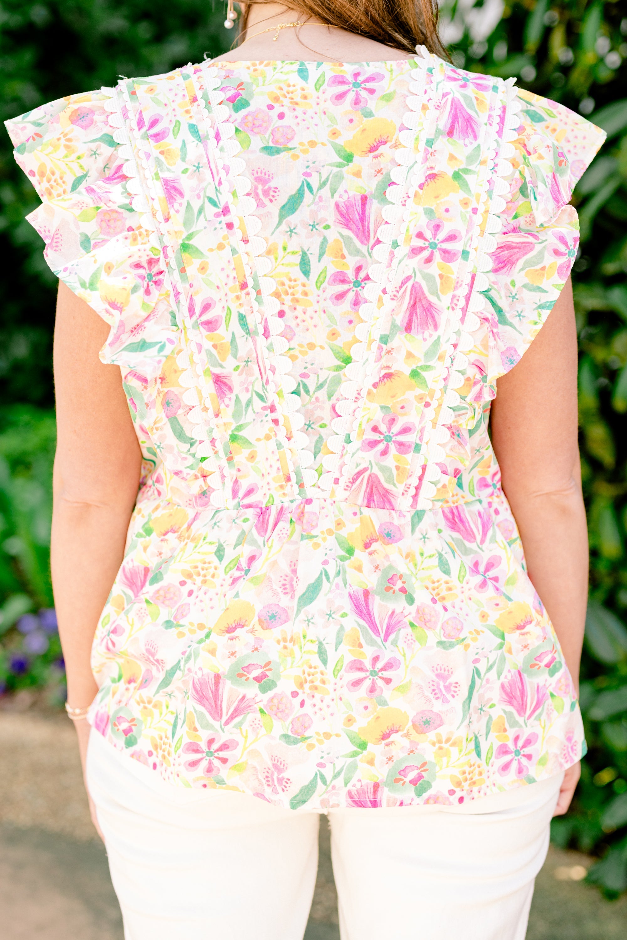 Back In Bloom Top, Pink Floral