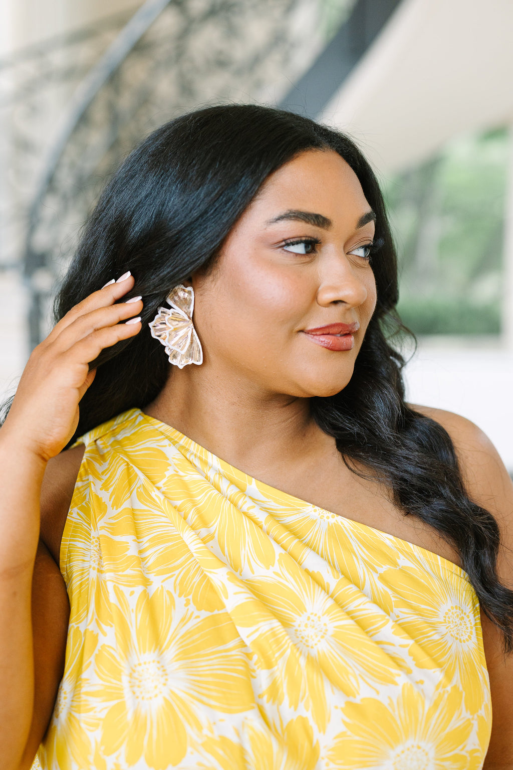 Back On Top Earrings, Gold