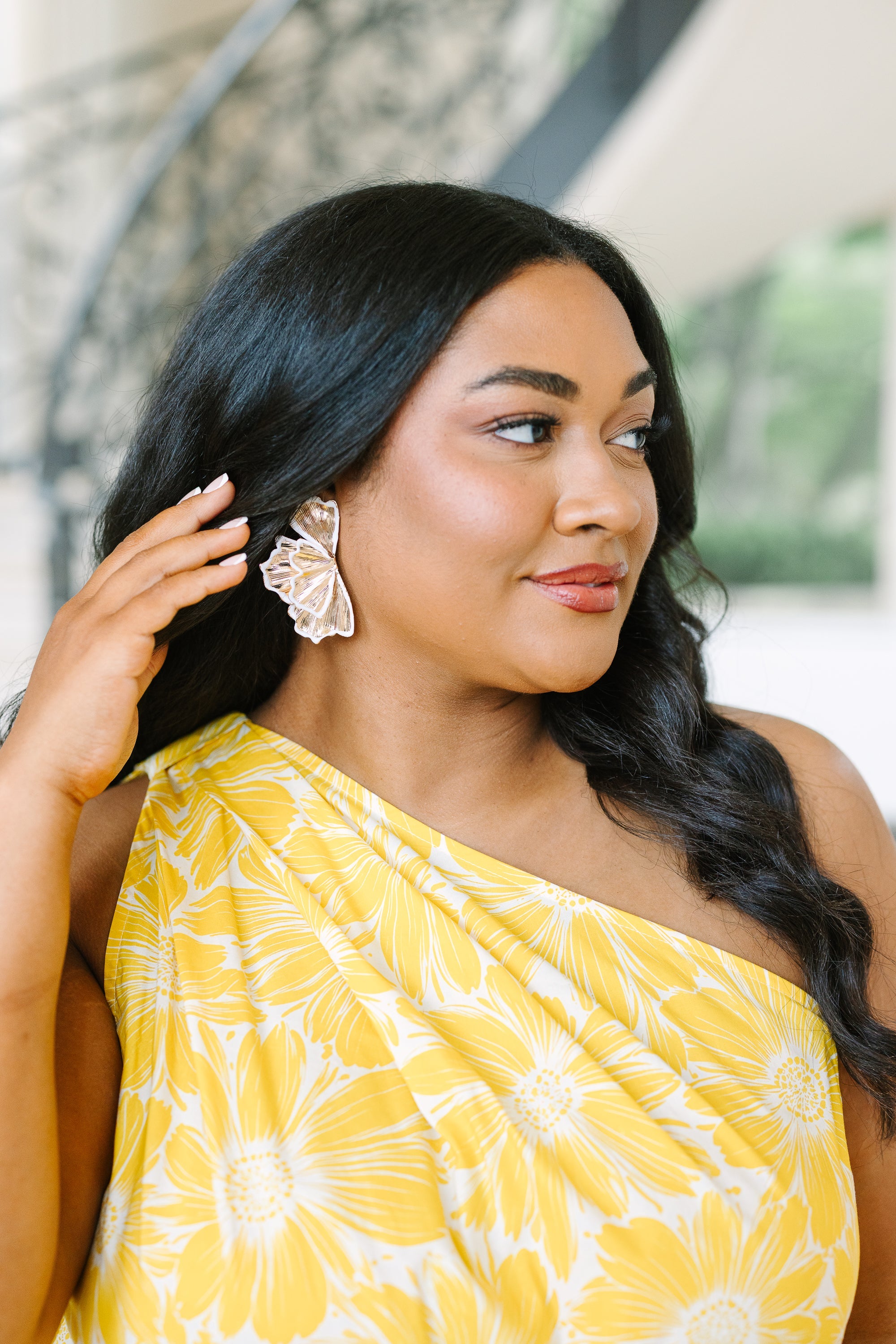 Back On Top Earrings, Gold