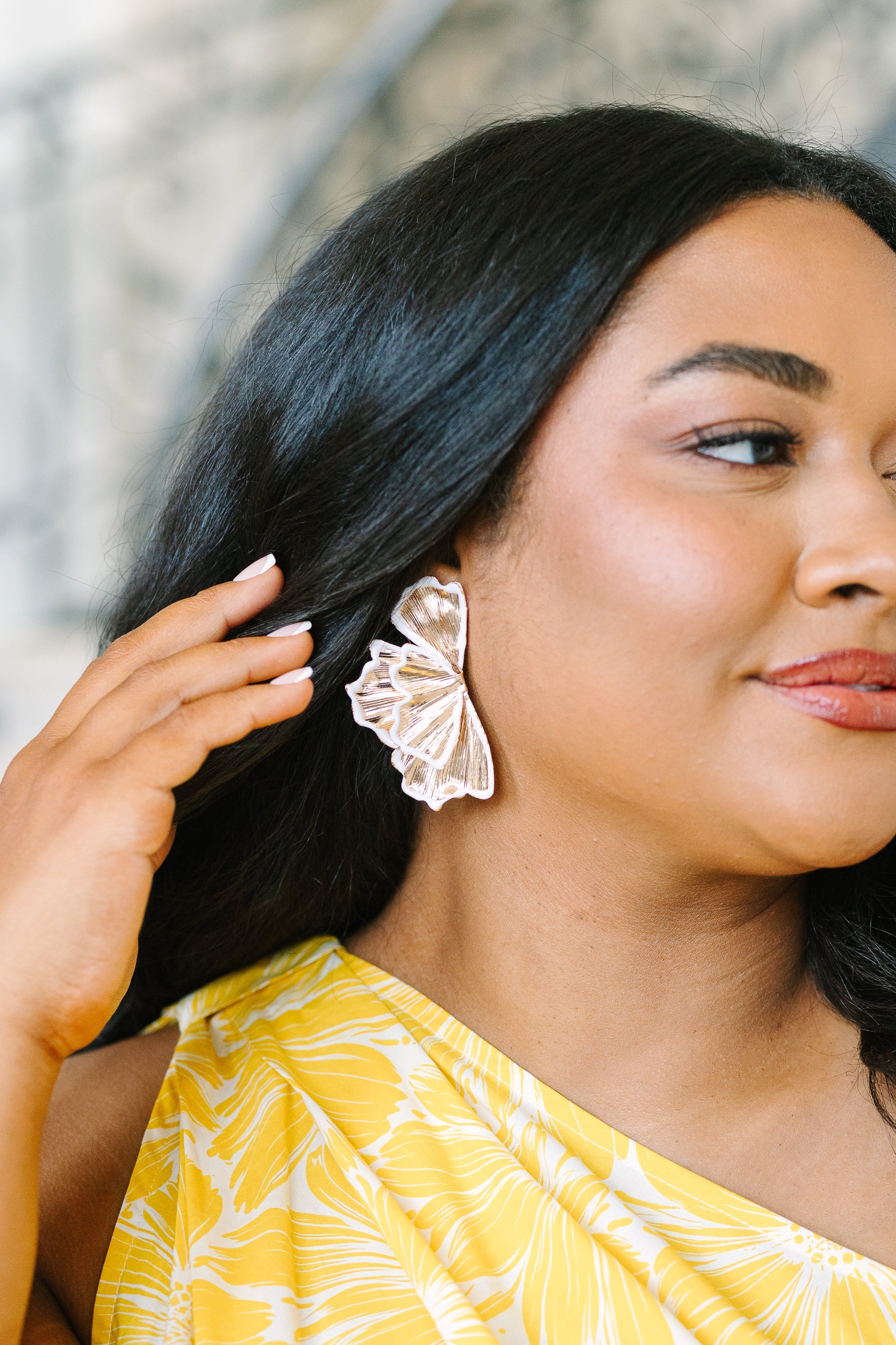 Back On Top Earrings, Gold