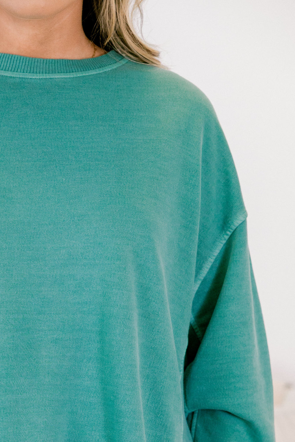 Back To Basics Pullover, Dark Green