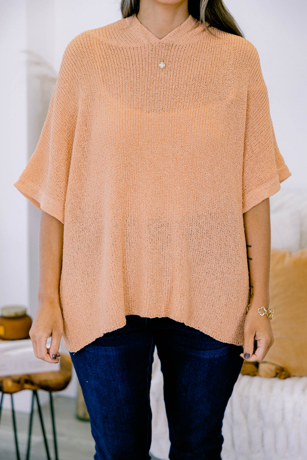 Back To The Tropics Sweater, Papaya