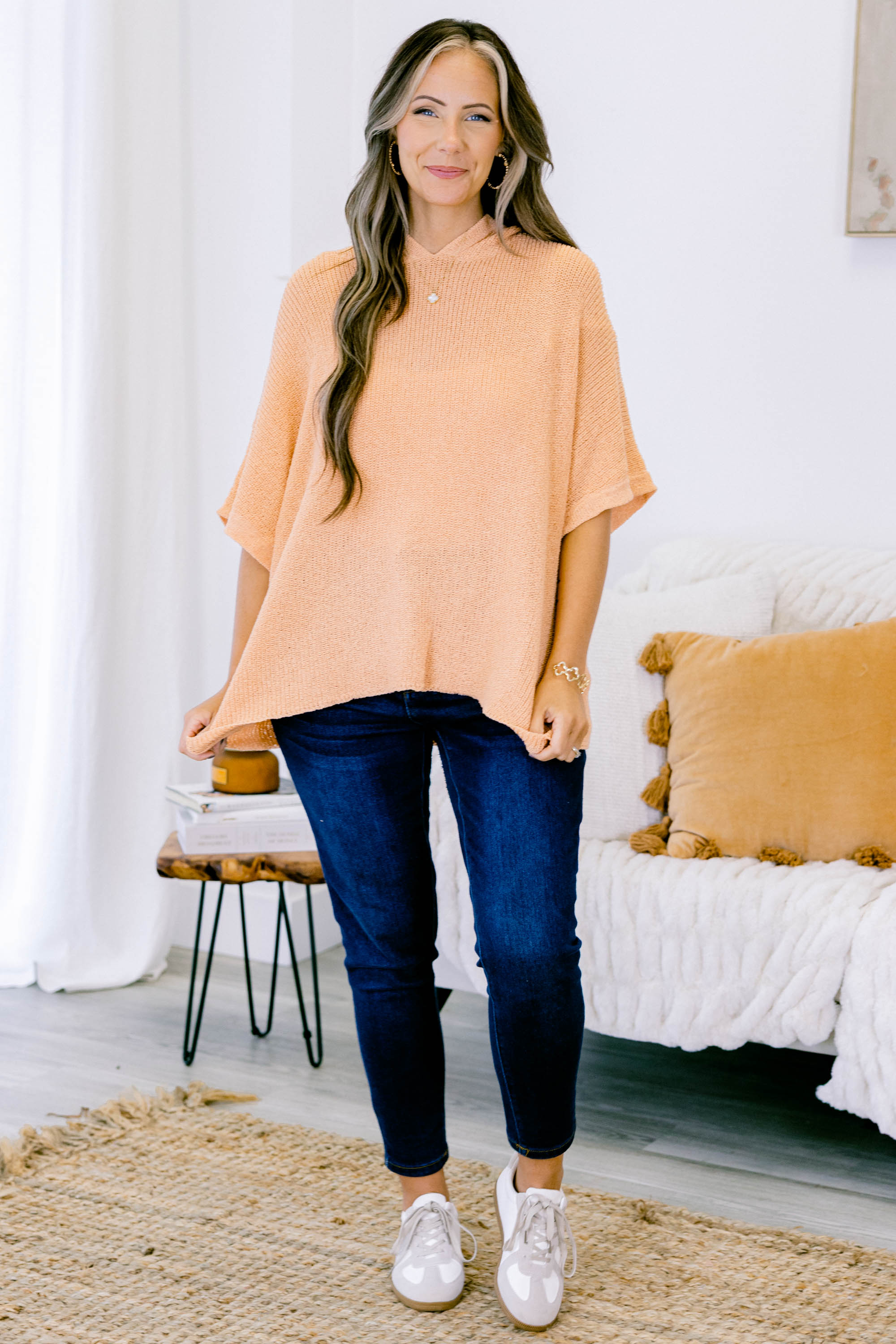 Back To The Tropics Sweater, Papaya