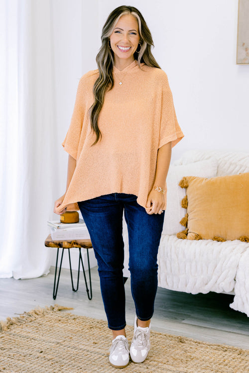 Back To The Tropics Sweater, Papaya
