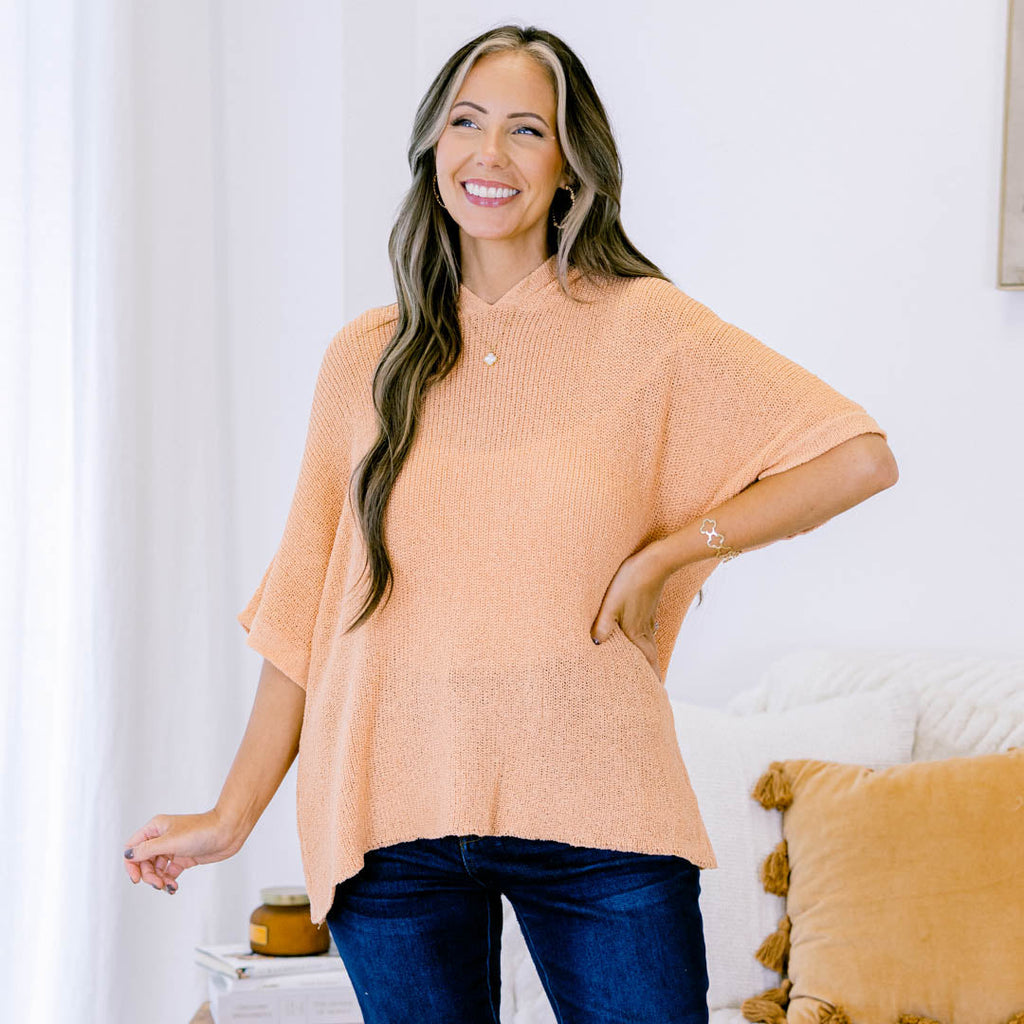 Back To The Tropics Sweater, Papaya