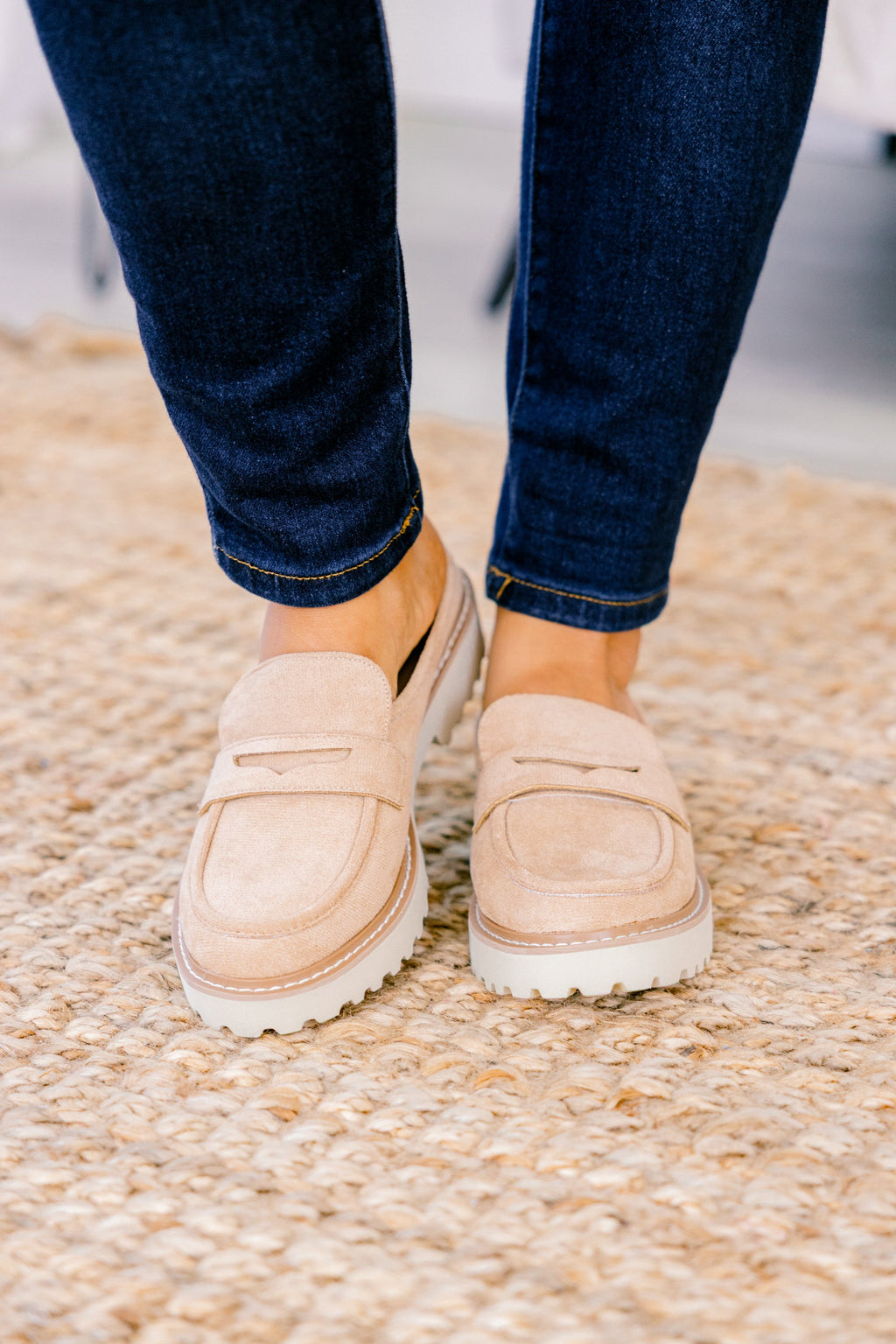 Back To Us Loafers, Taupe