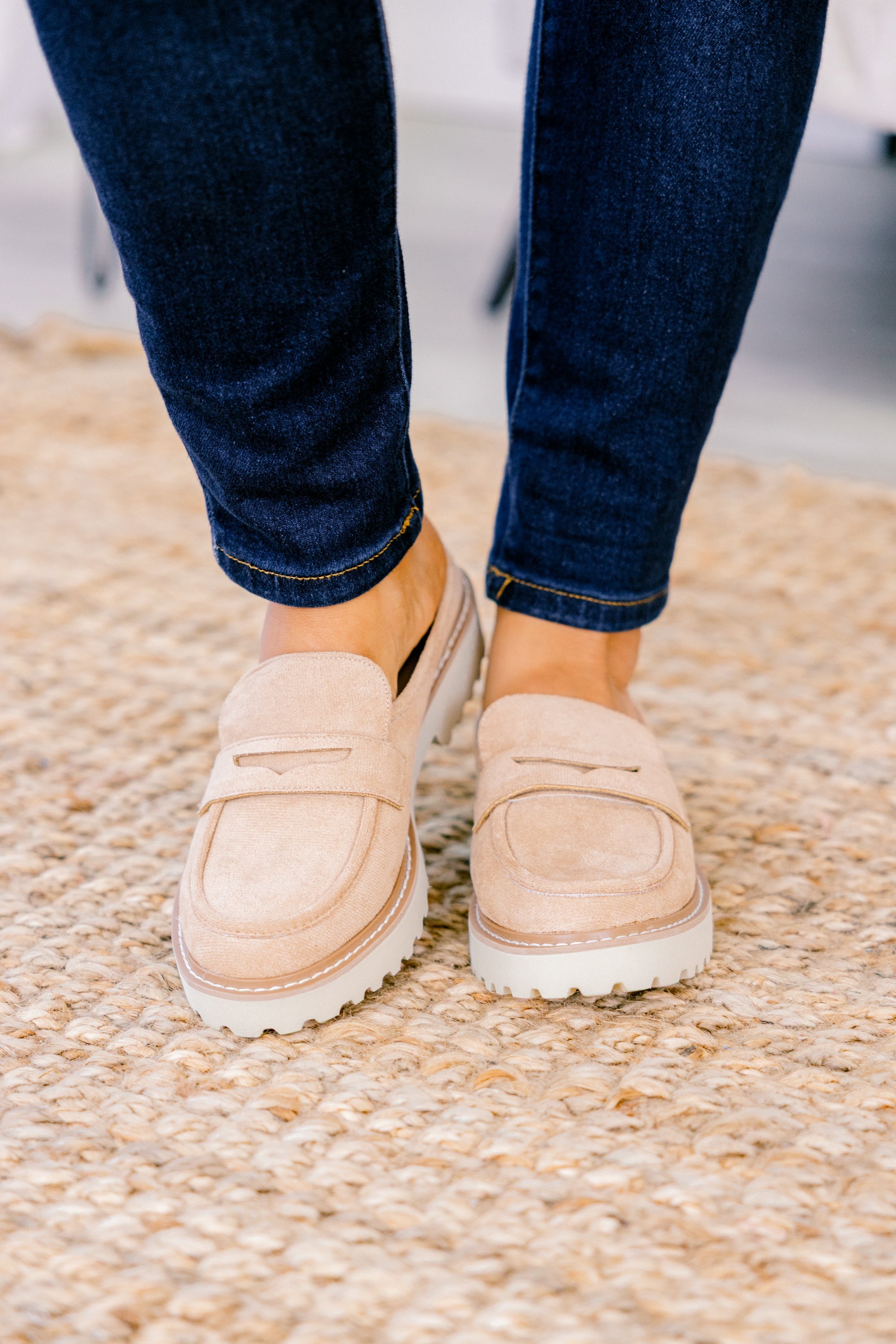 Back To Us Loafers, Taupe