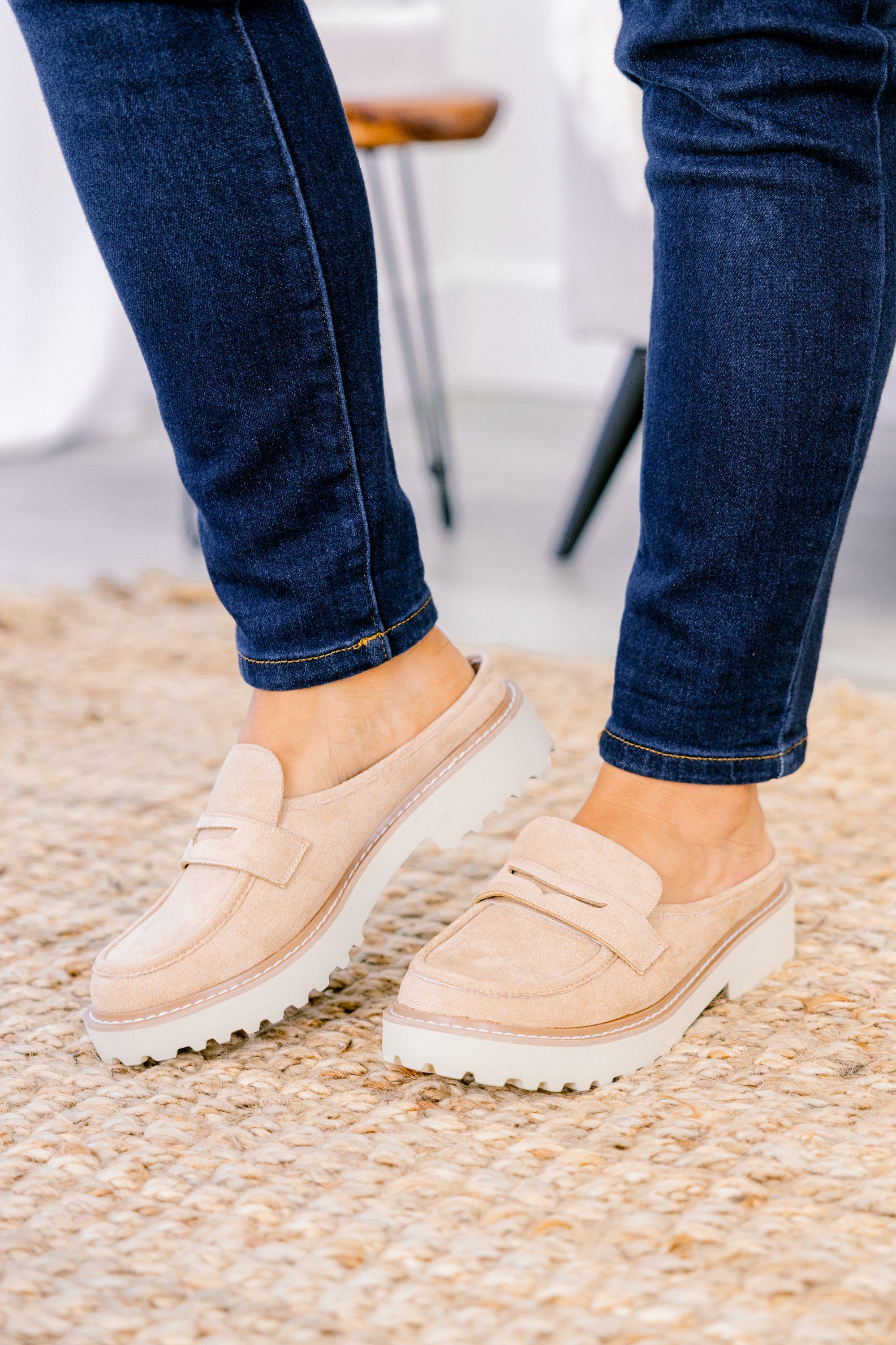 Back To Us Loafers, Taupe