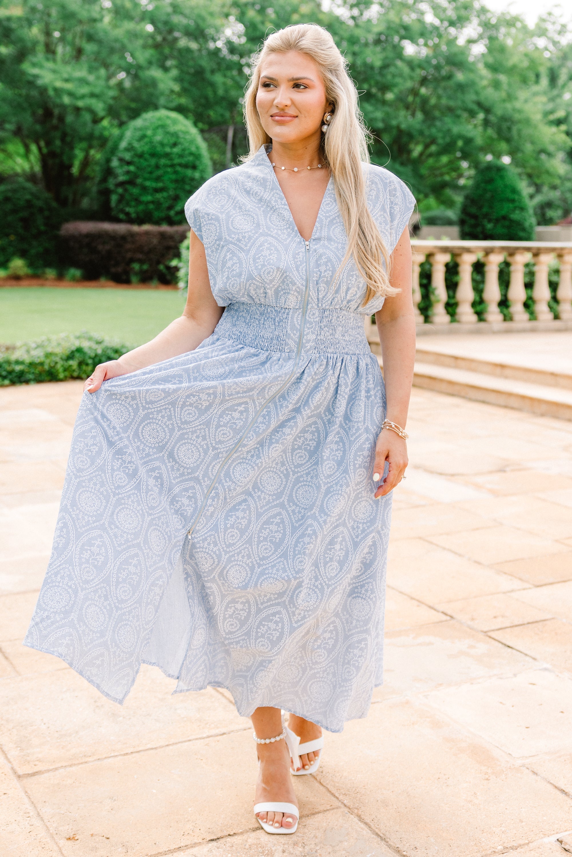Back & Forth Dress, Light Blue