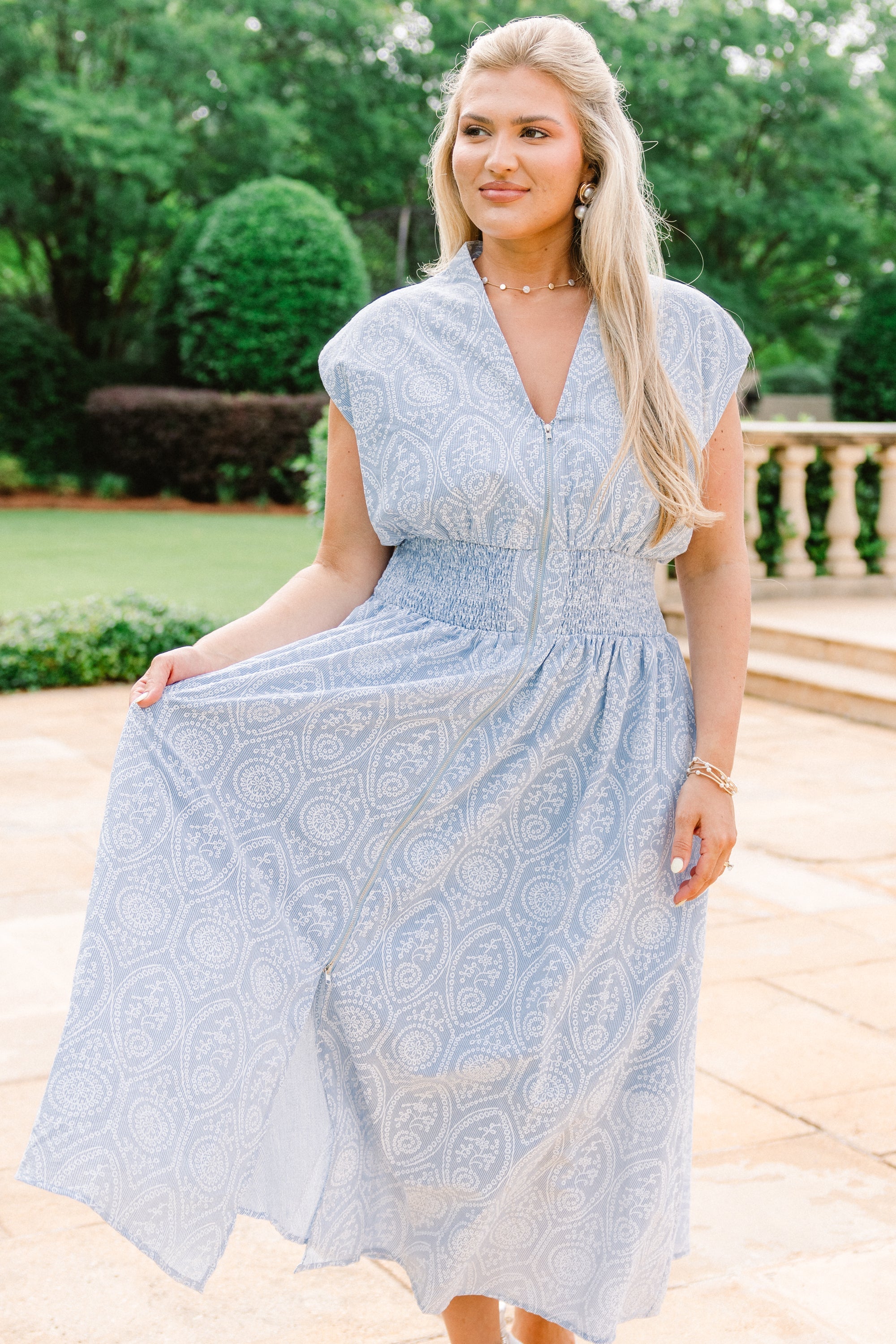 Back & Forth Dress, Light Blue