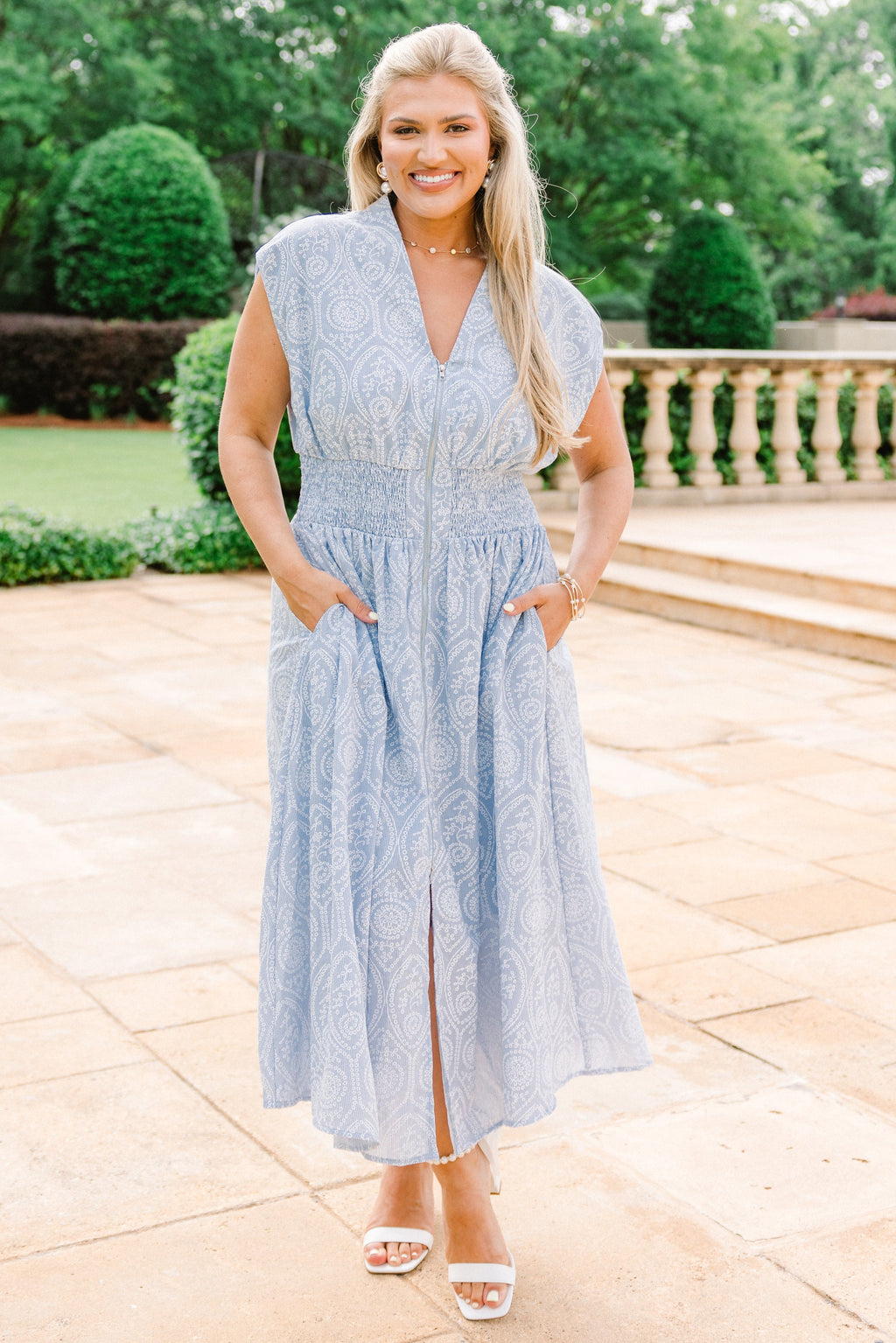 Back & Forth Dress, Light Blue