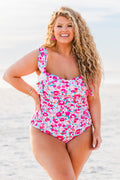 Bahama Beauty Swimsuit, Pink Floral