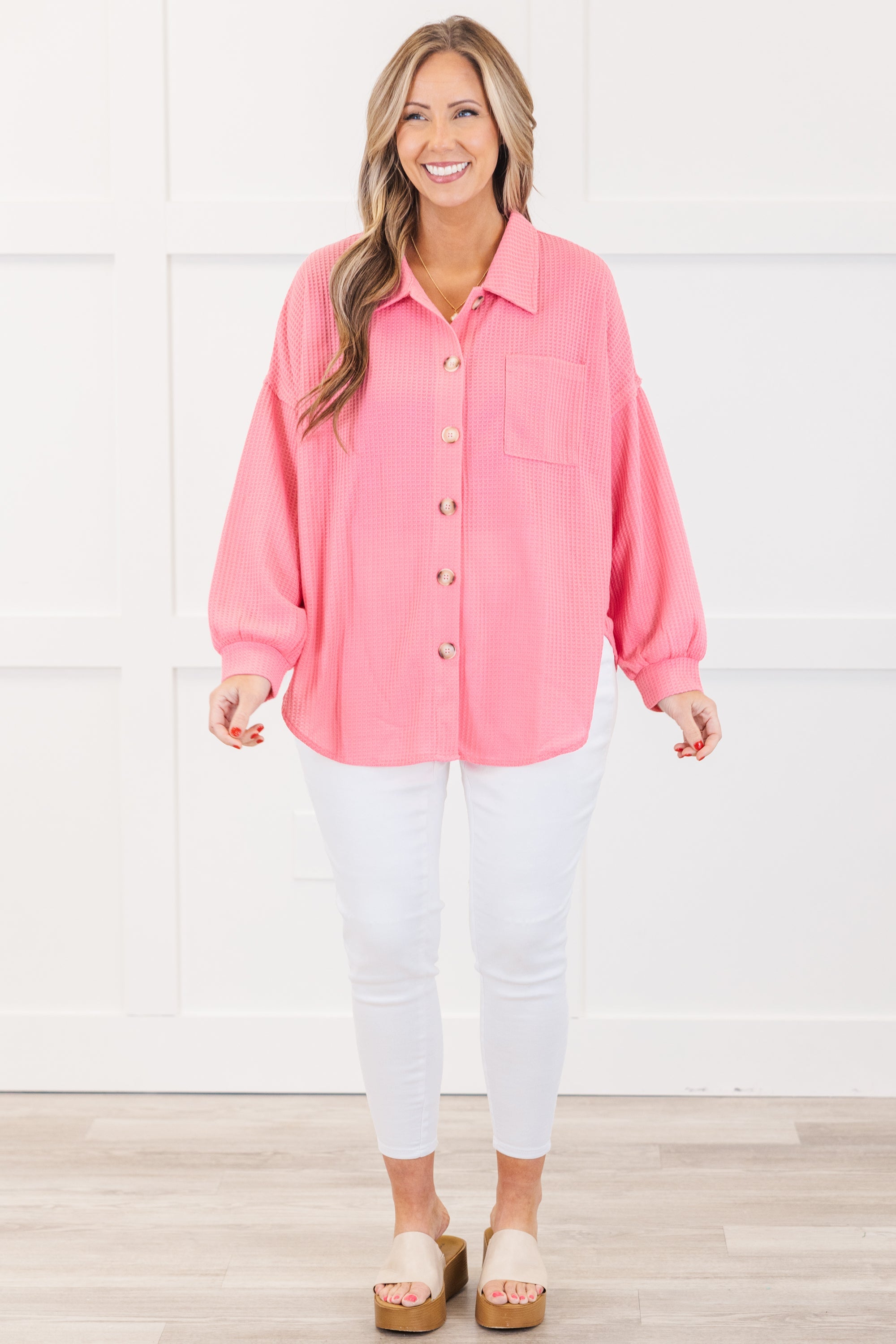 Be Right Back Top, Pink