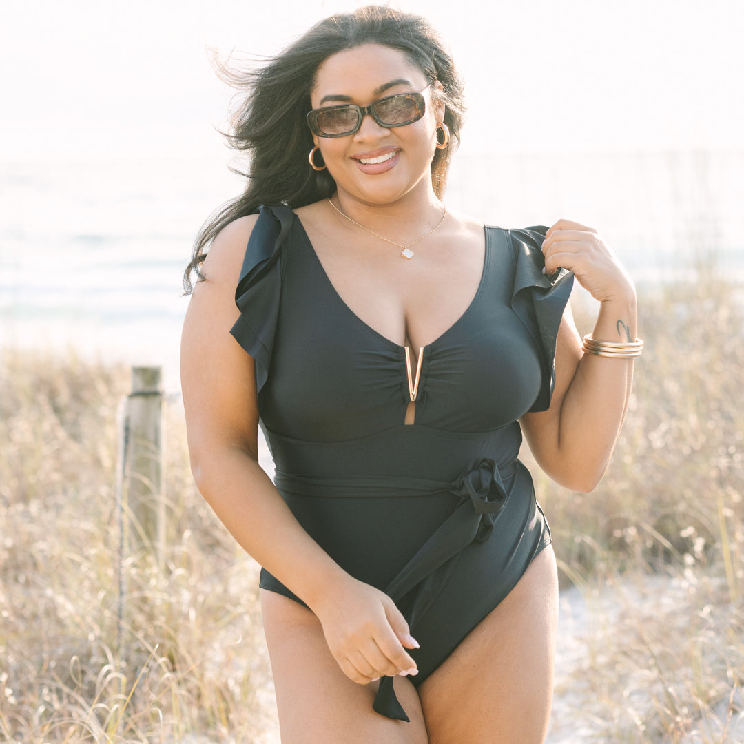 Beach Beauty Swimsuit, Black