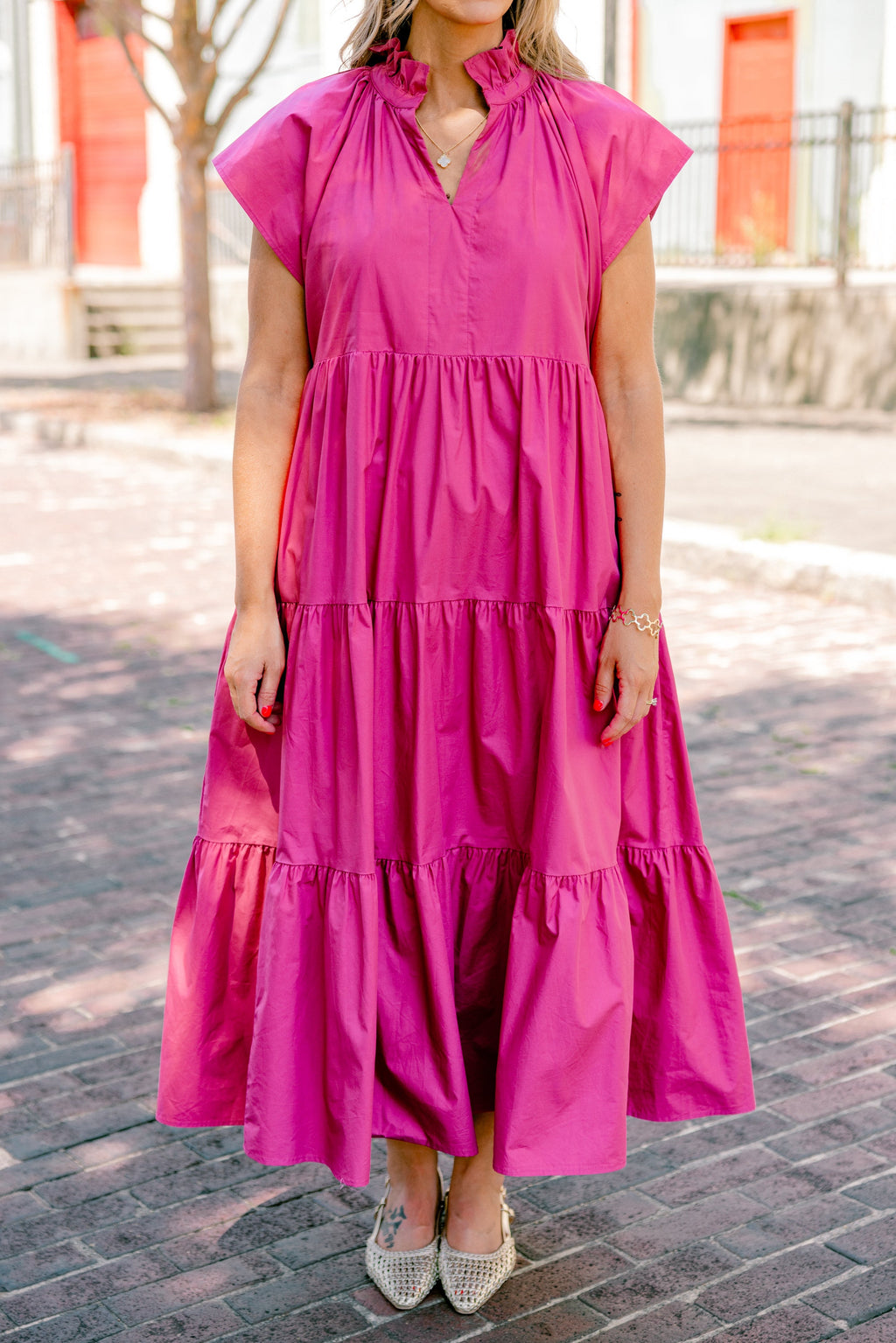 Beautiful Melody Dress, Fuchsia