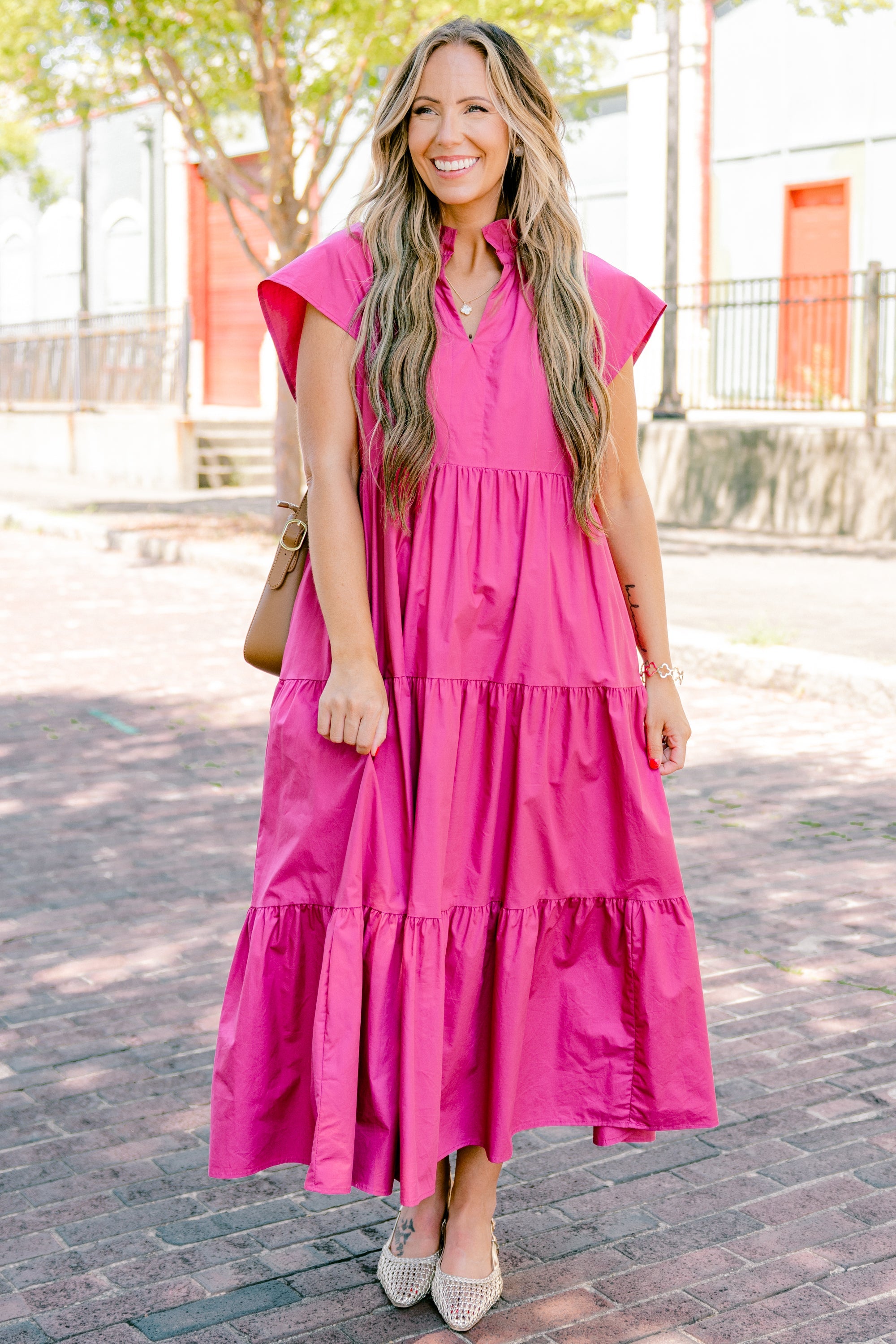 Beautiful Melody Dress, Fuchsia