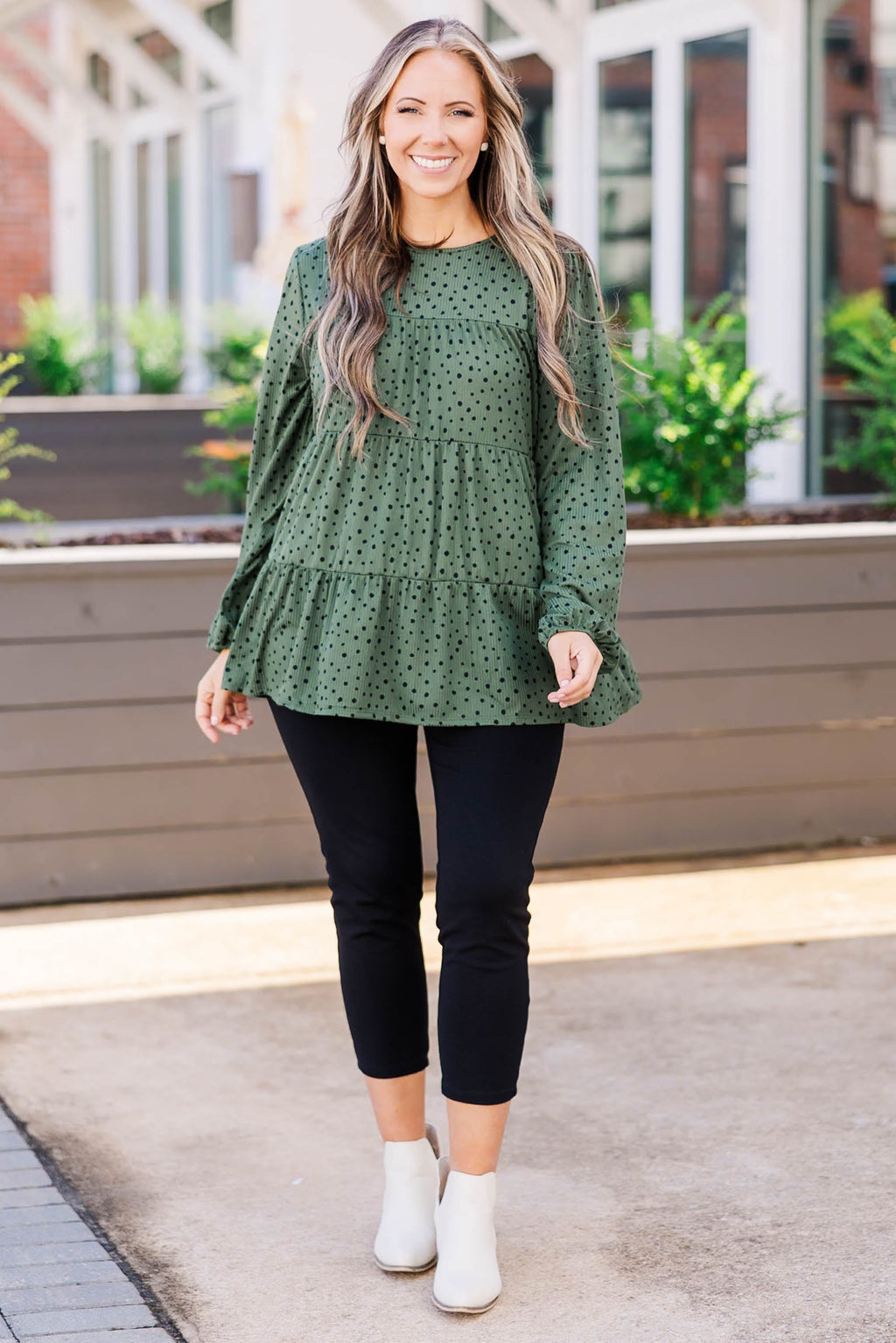 Because Of Me Top, Olive