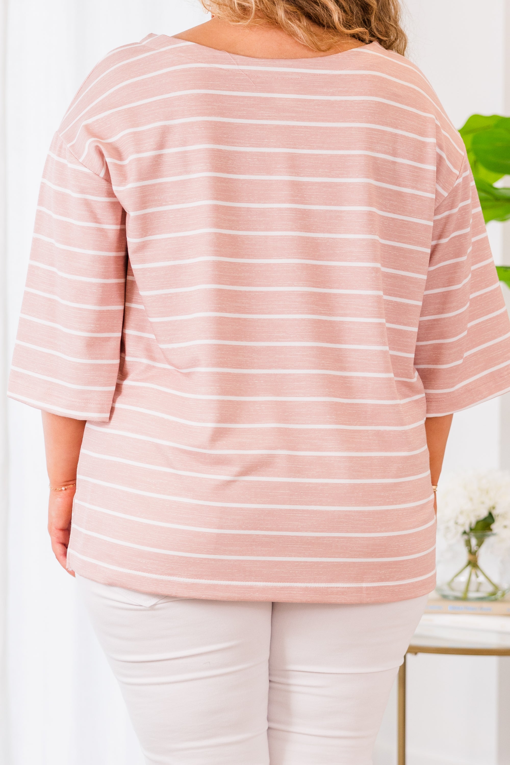 Becoming Whole Top, Dark Mauve