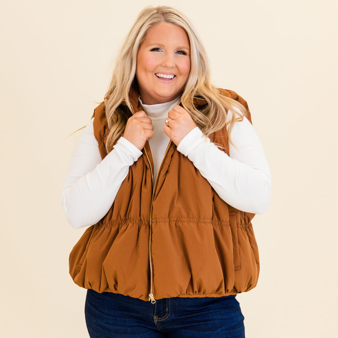 Behind Blue Eyes Vest, Brown