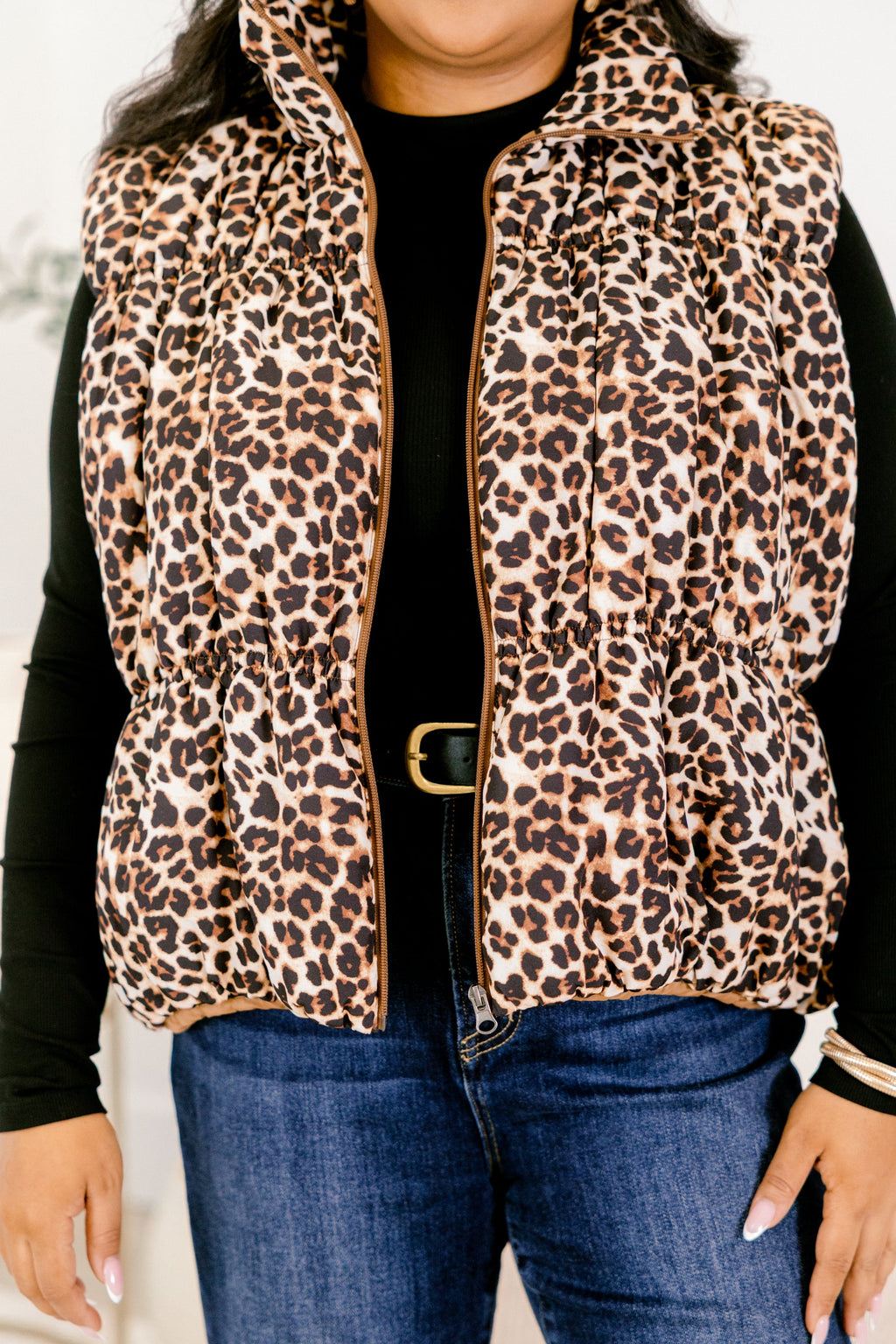 Behind Blue Eyes Vest, Leopard