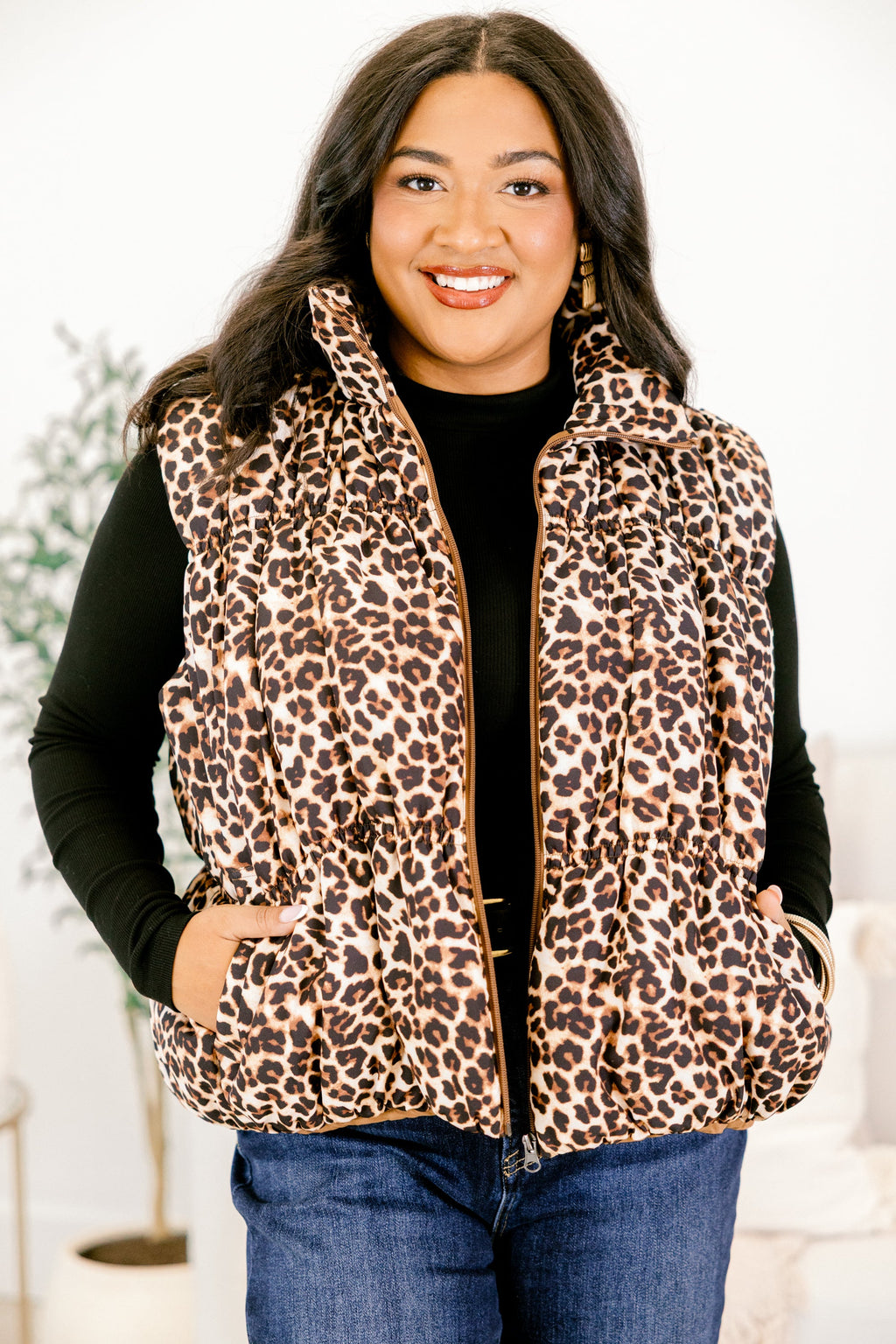 Behind Blue Eyes Vest, Leopard