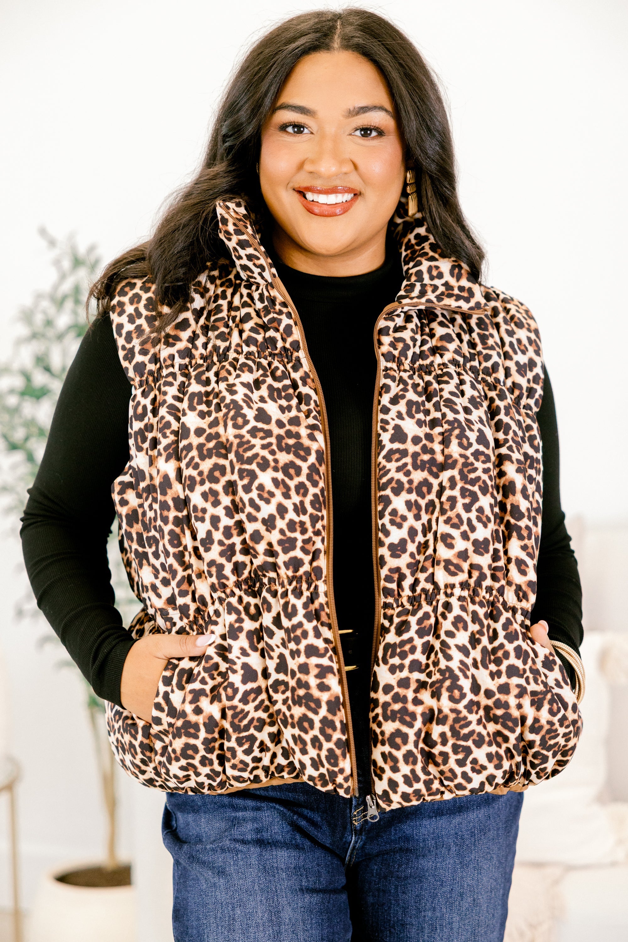 Behind Blue Eyes Vest, Leopard