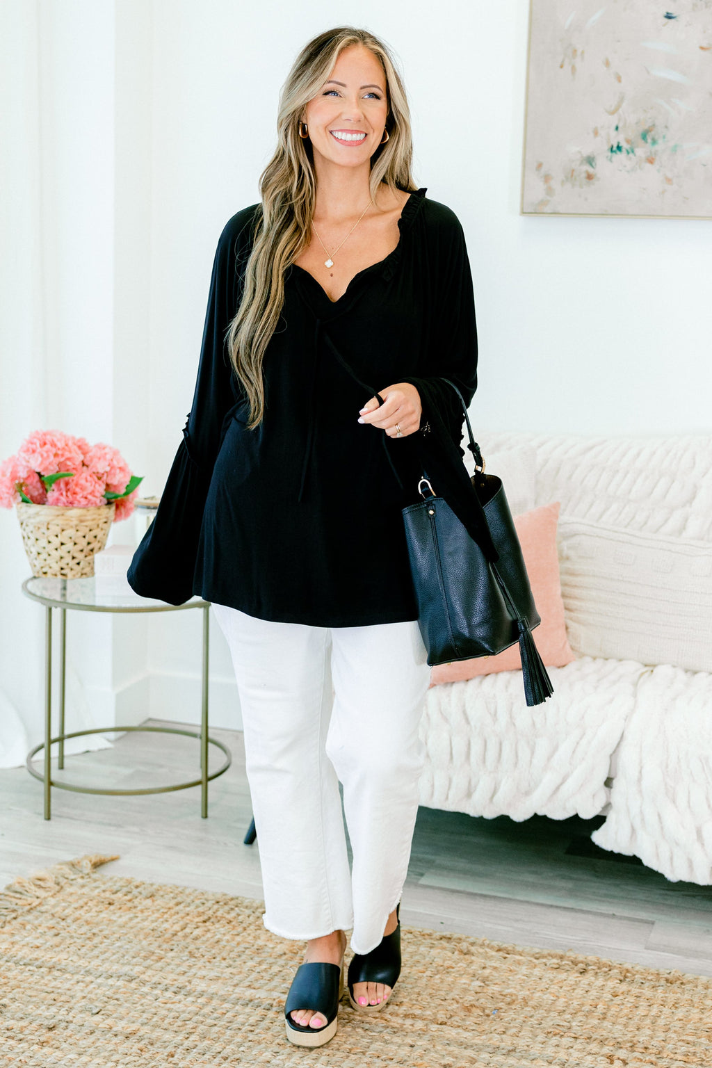 Bell of the Night Top, Black