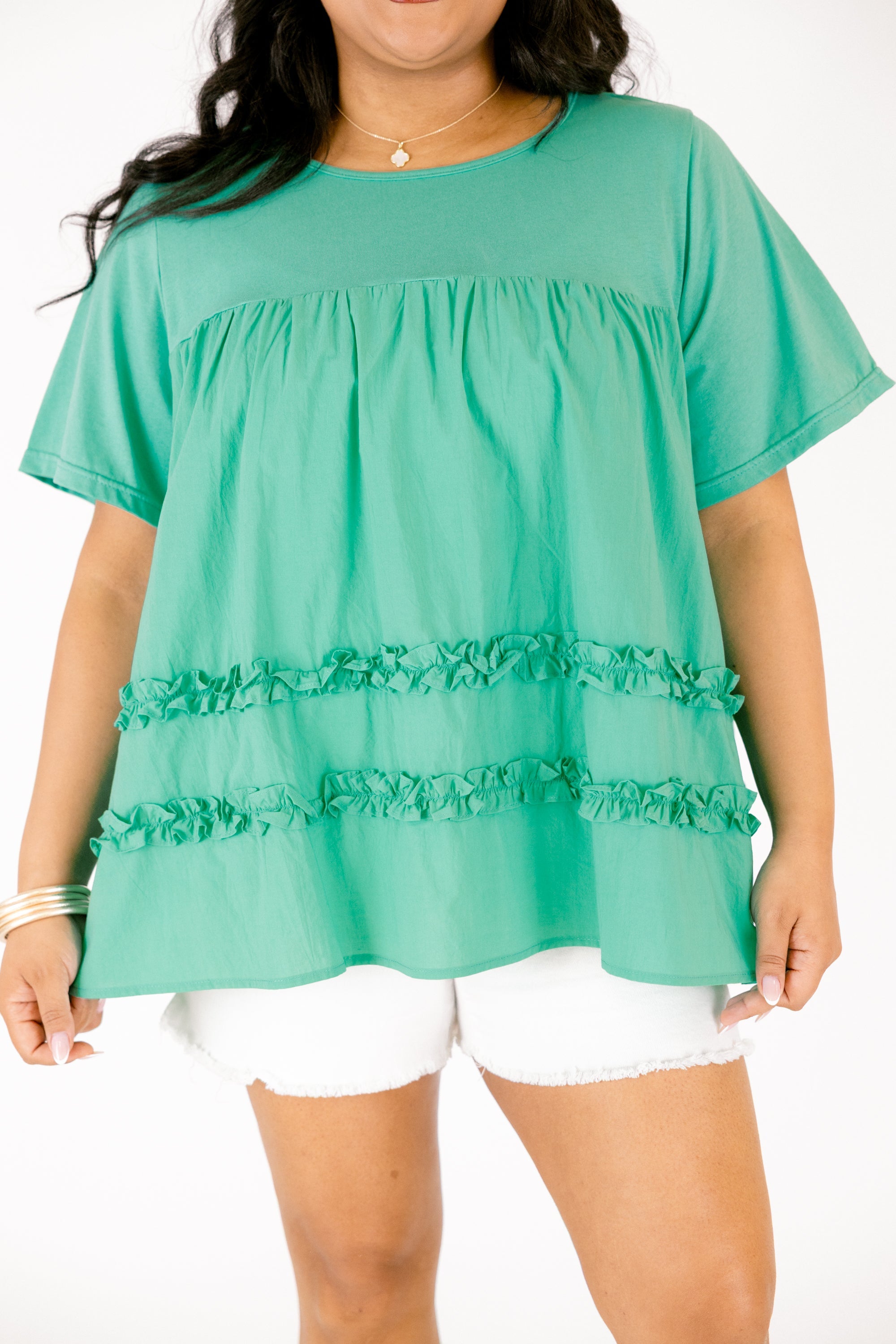 Best Mistake Top, Bright Teal