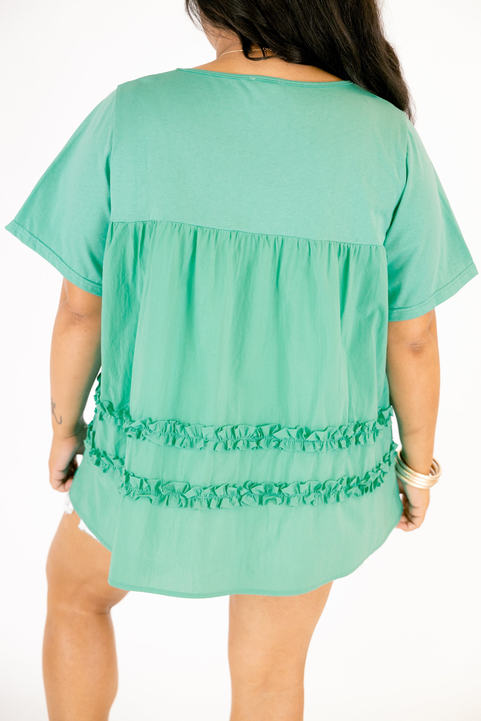 Best Mistake Top, Bright Teal