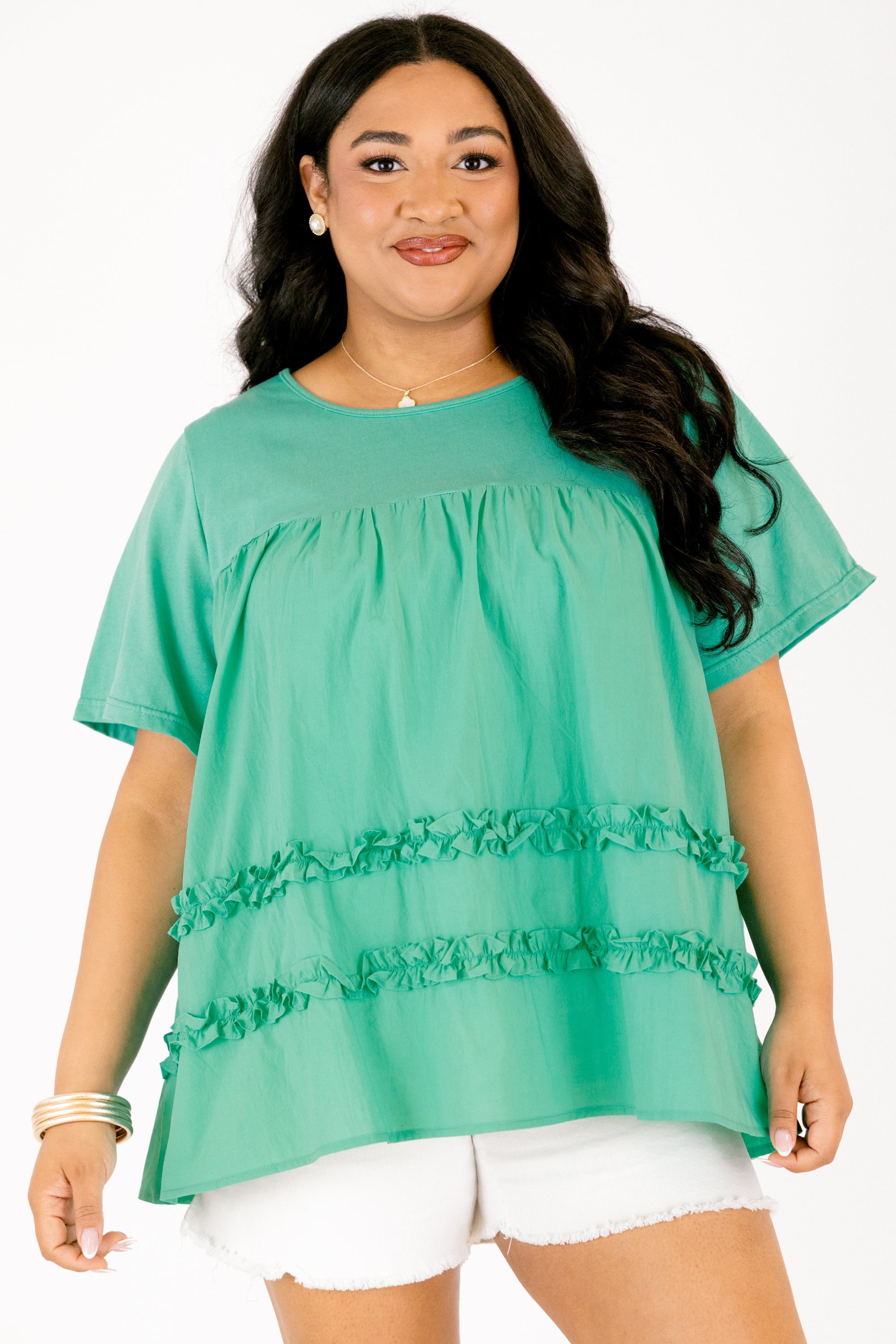 Best Mistake Top, Bright Teal