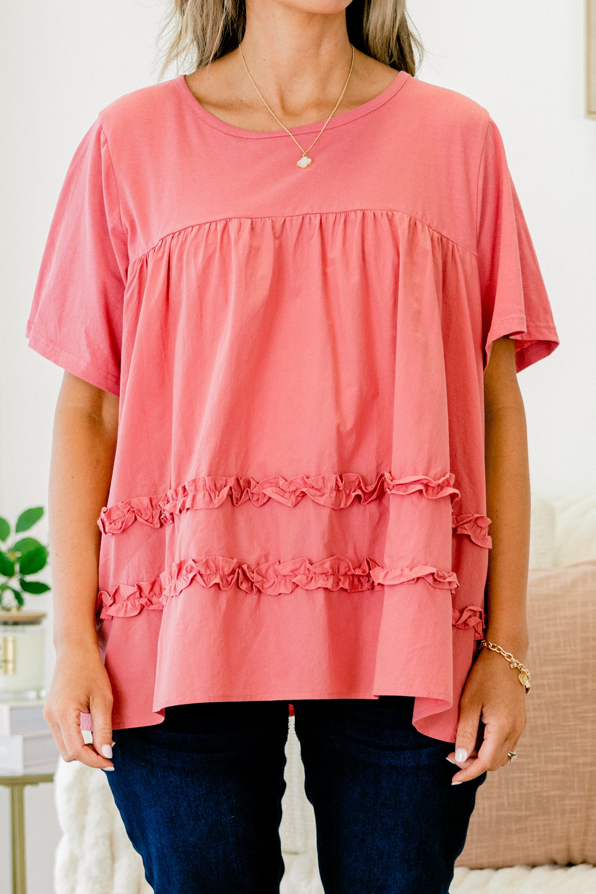 Best Mistake Top, Dusty Pink