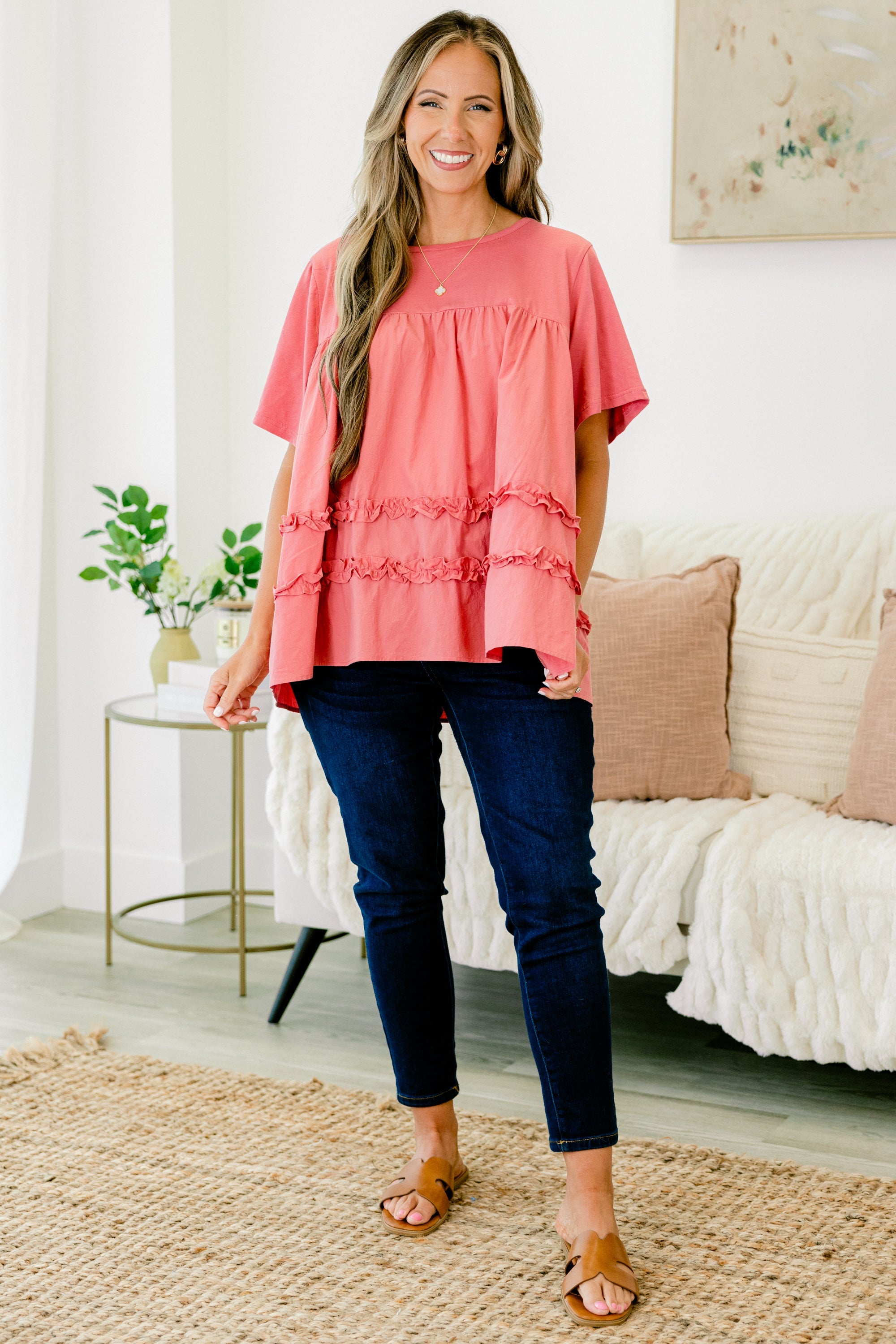 Best Mistake Top, Dusty Pink