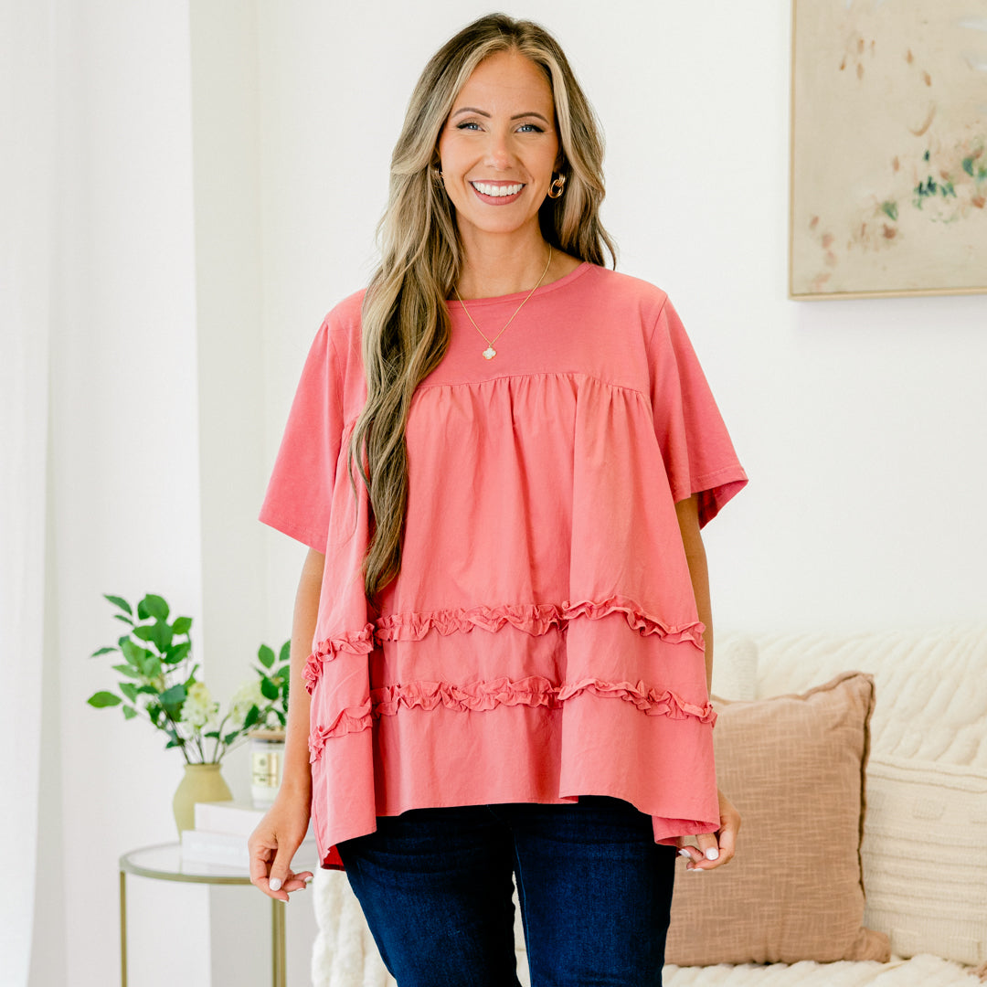Best Mistake Top, Dusty Pink
