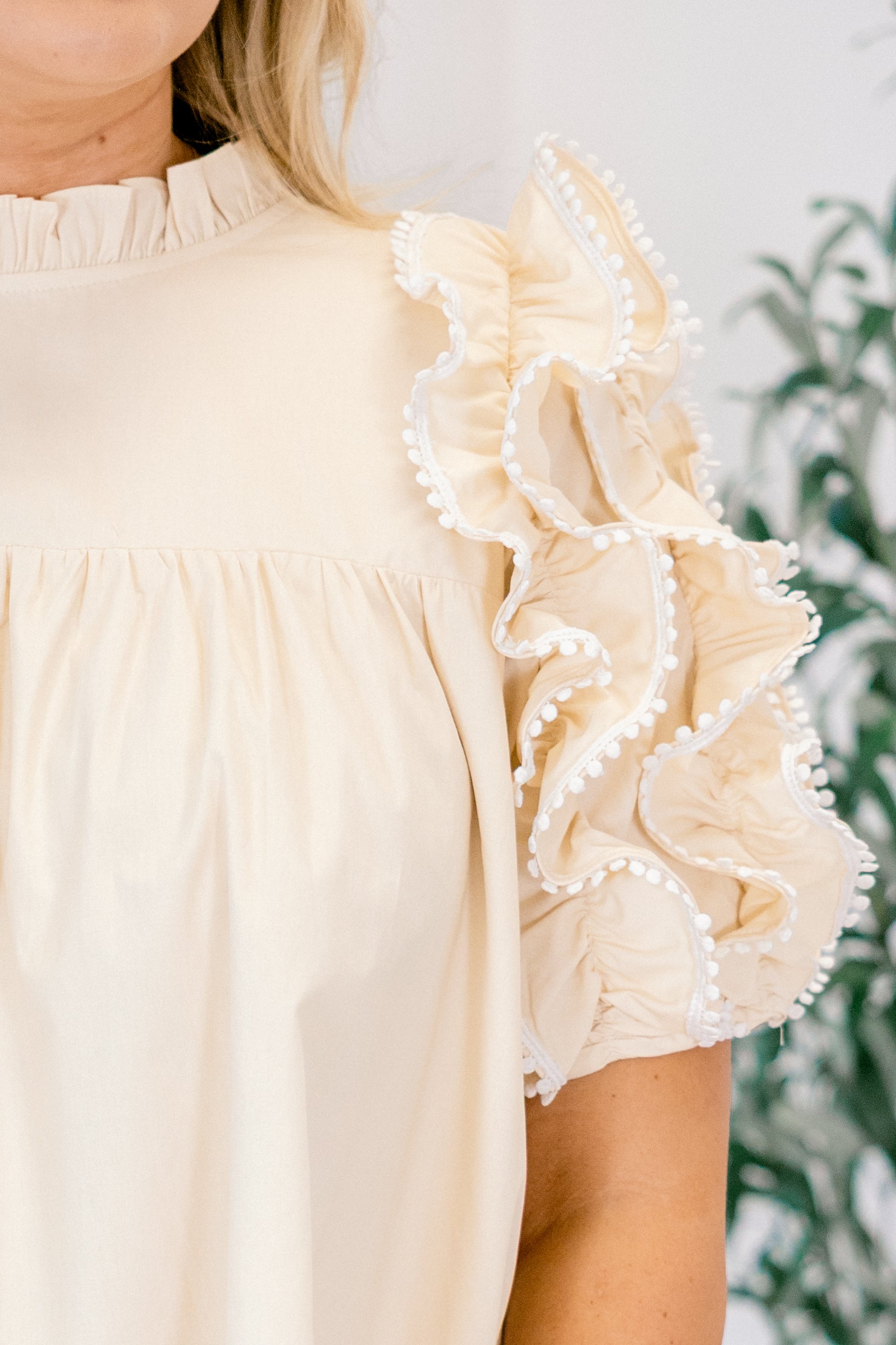 Between Me And You Dress, Cream