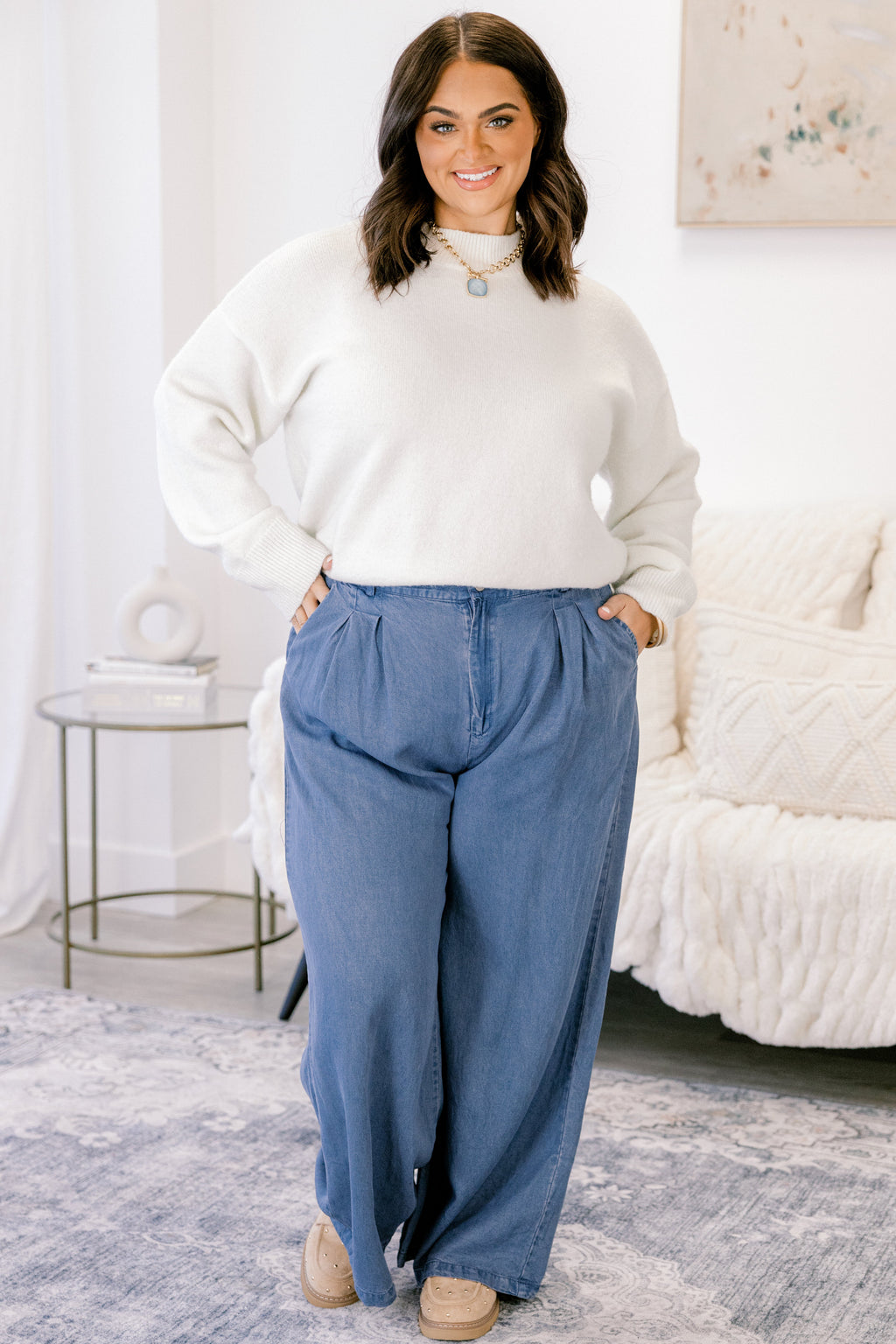 Between Now And Then Pants, Denim