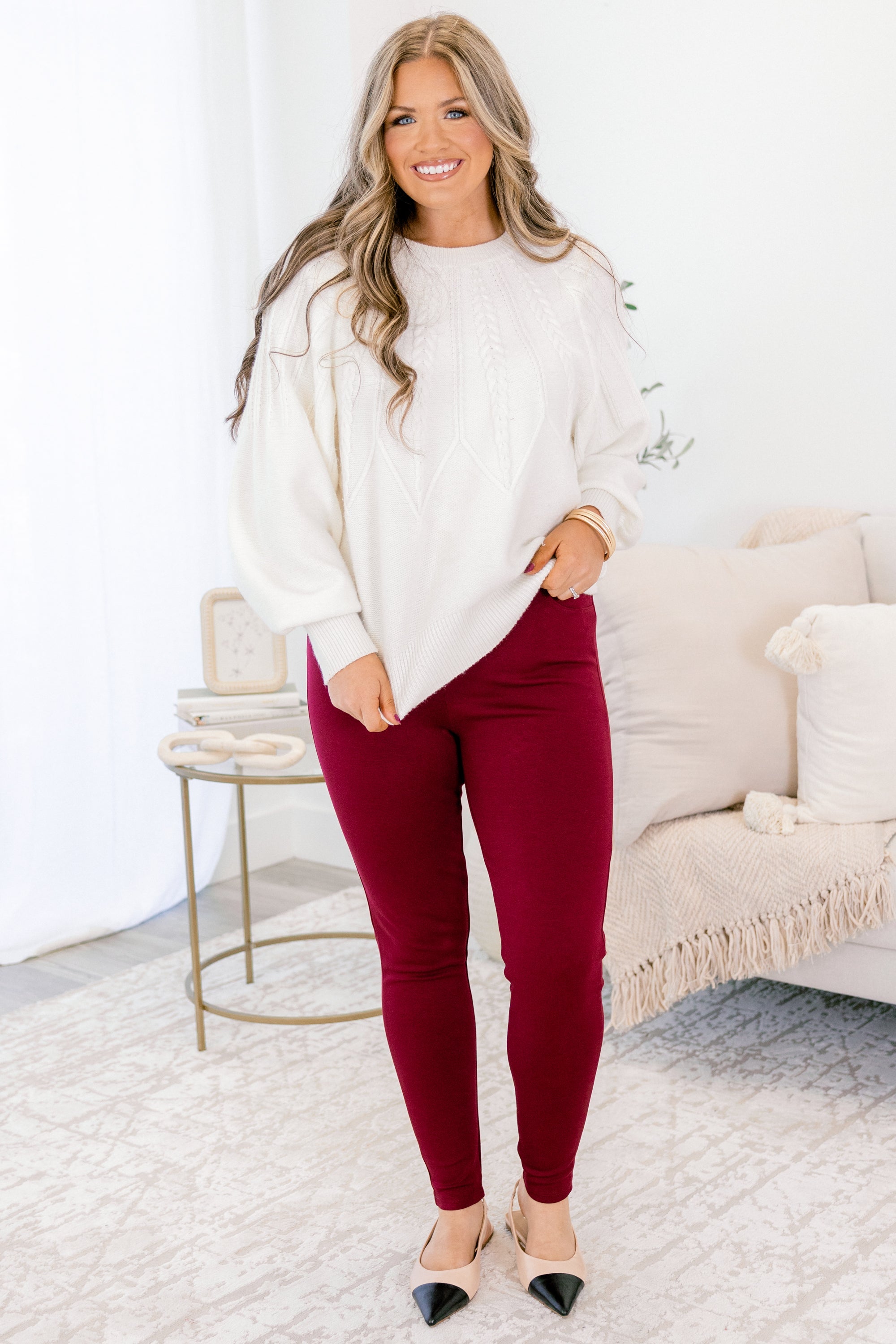 Beyond Basic Pants, Rouge