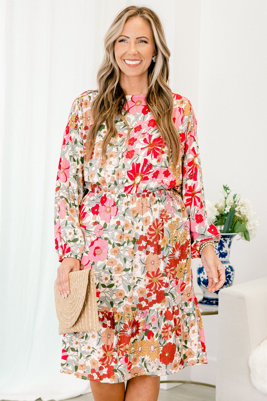 Blooming Blossom Dress, Pink