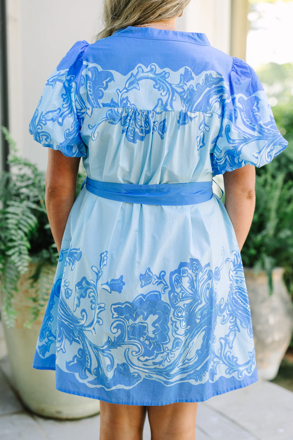 Bloom With Me Dress, Blue