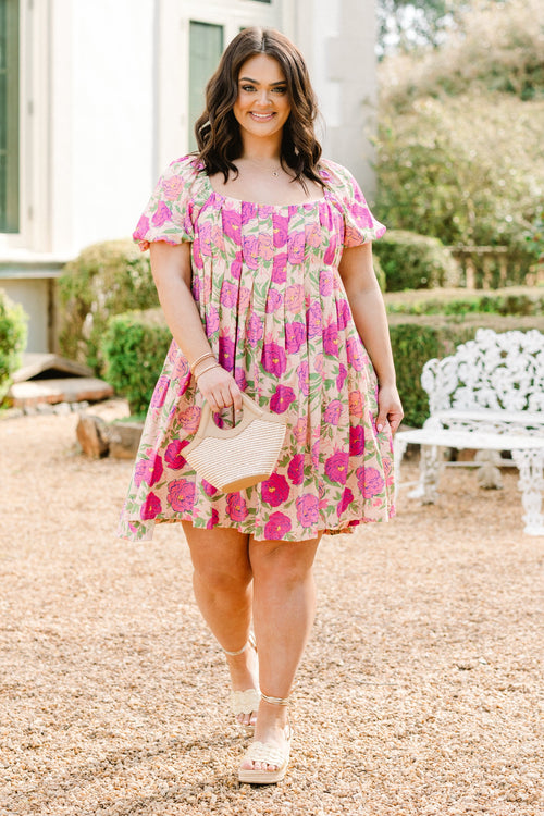 Blossoming Feelings Dress, Pink