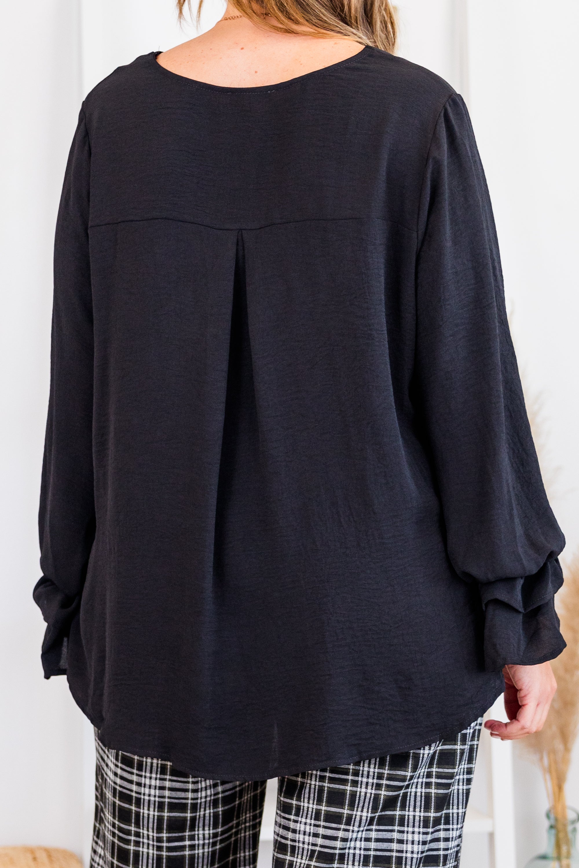 Blushing Babe Top, Black