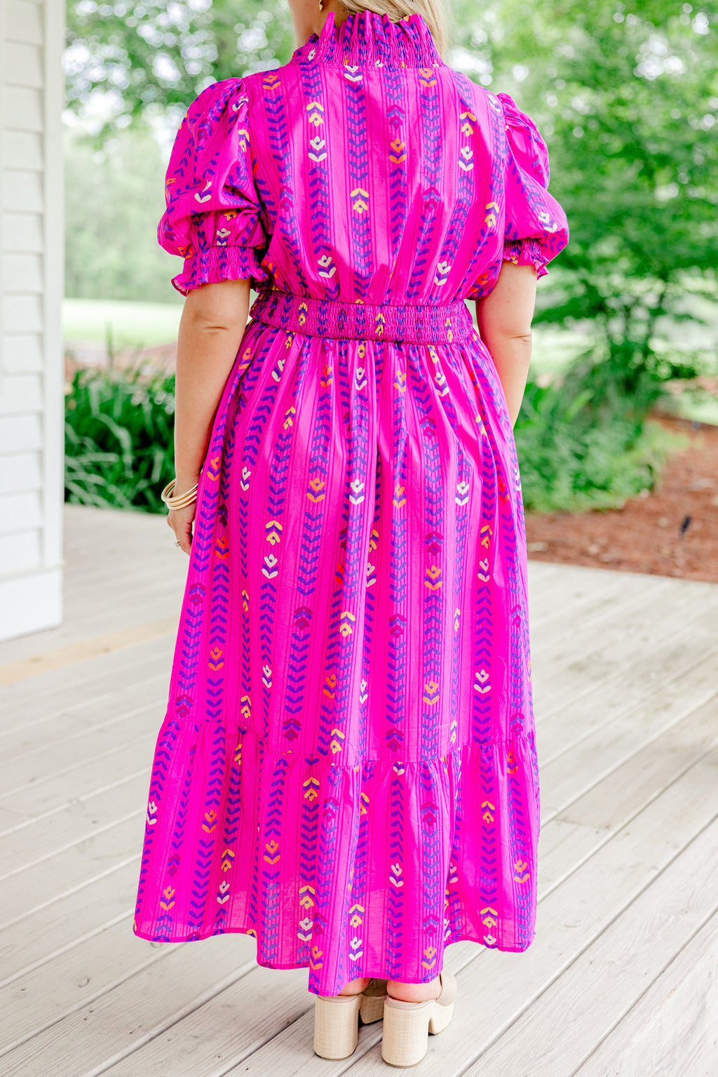 Bold In Bloom Dress, Magenta